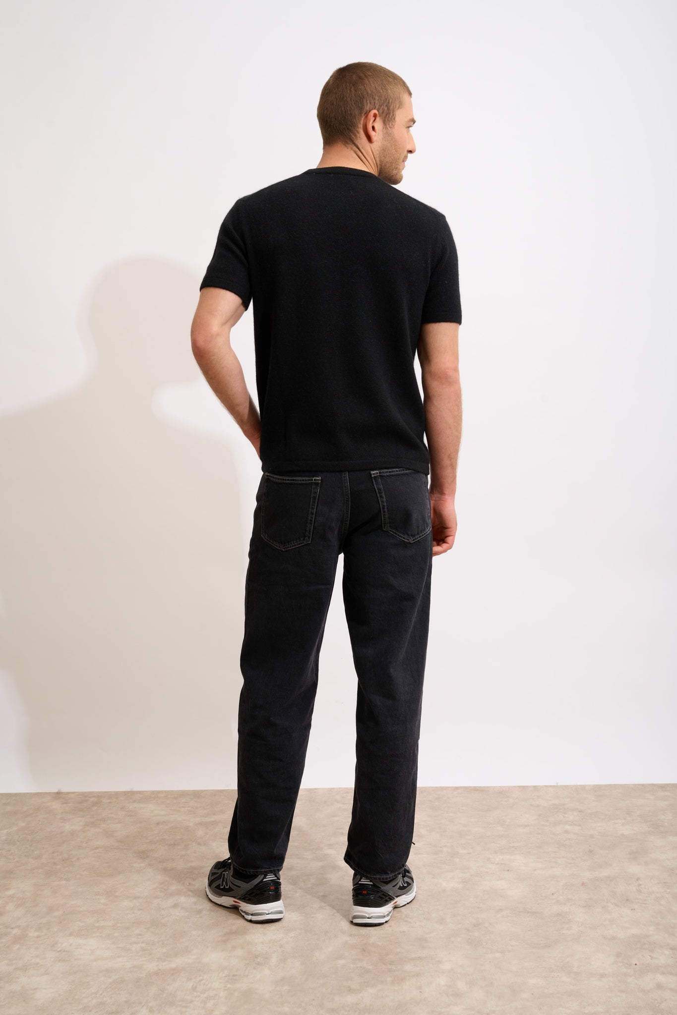 REBEKA t-shirt col rond noir