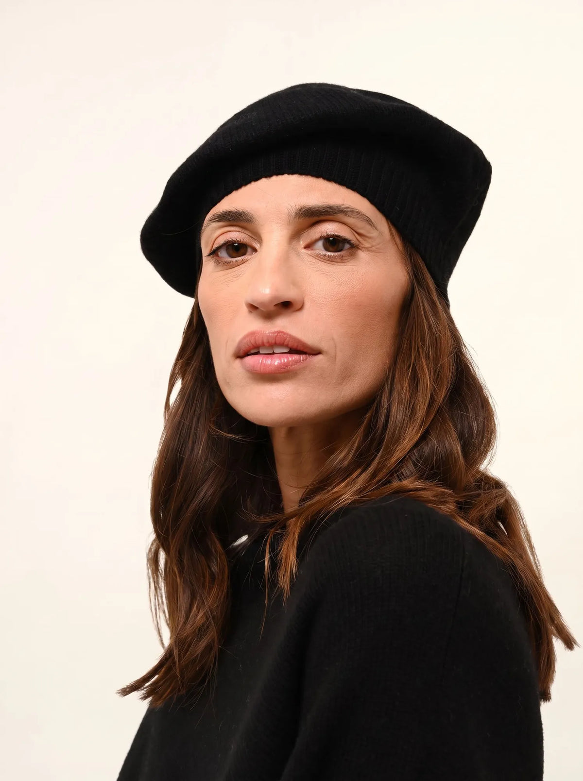 PARIS Béret 4 Fils Noir
