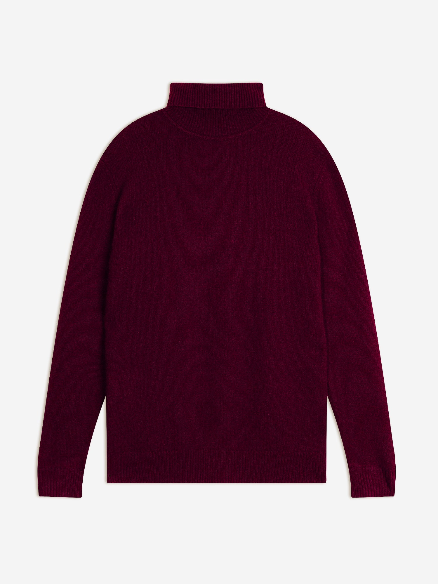 SACHA 4-ply blackberry turtleneck sweater