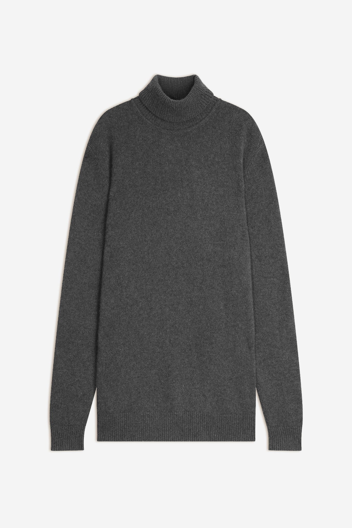 sacha pull col roulé anthracite chiné