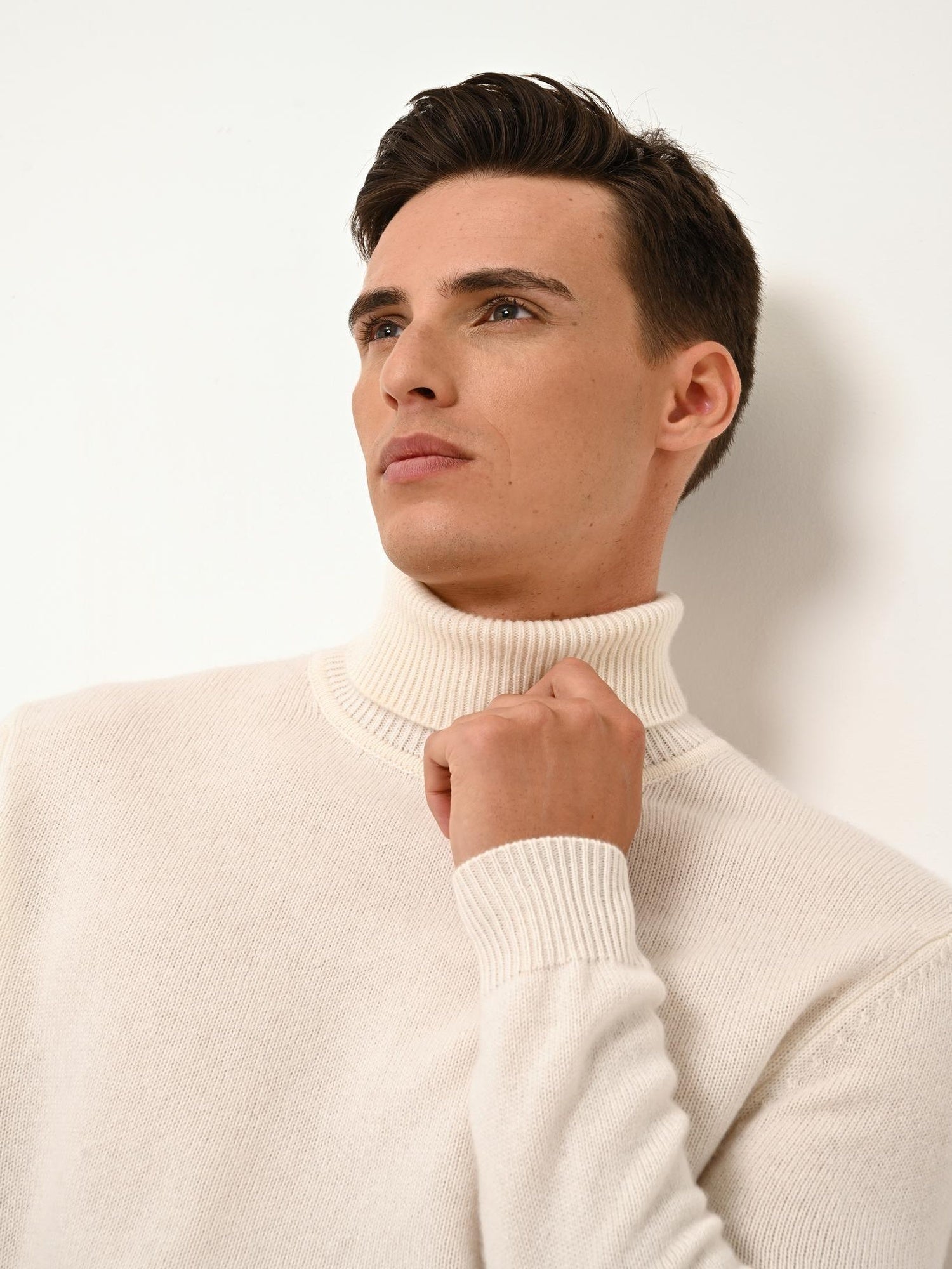 SACHA pull col roulé neige