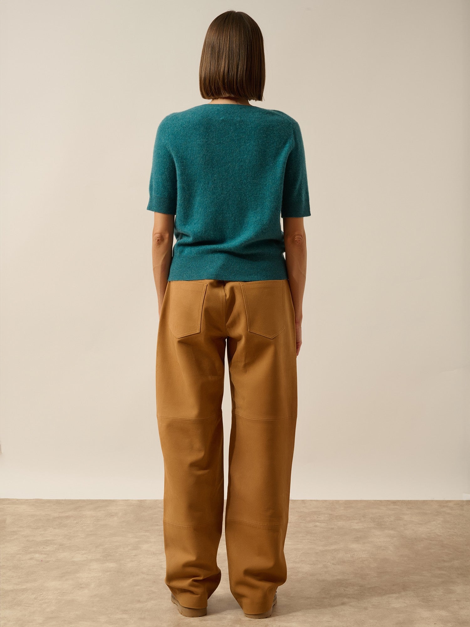 samuel cardigan col rond canard chiné