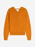 SELENGE gilet zippé capuche ocre