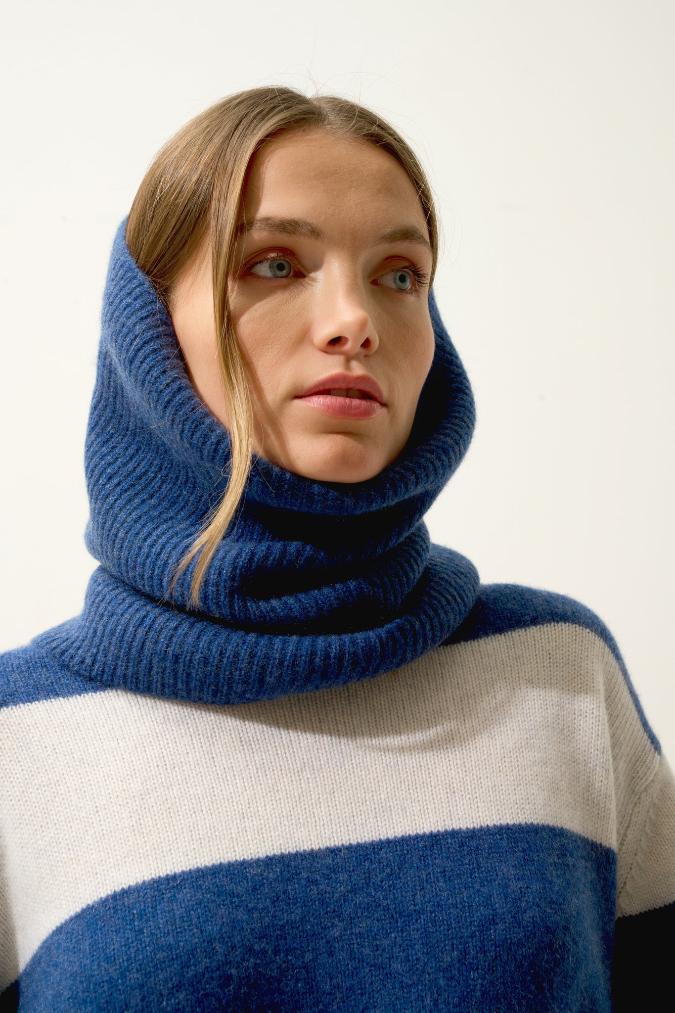 SOFIA tour de cou 6 fils ocean chiné