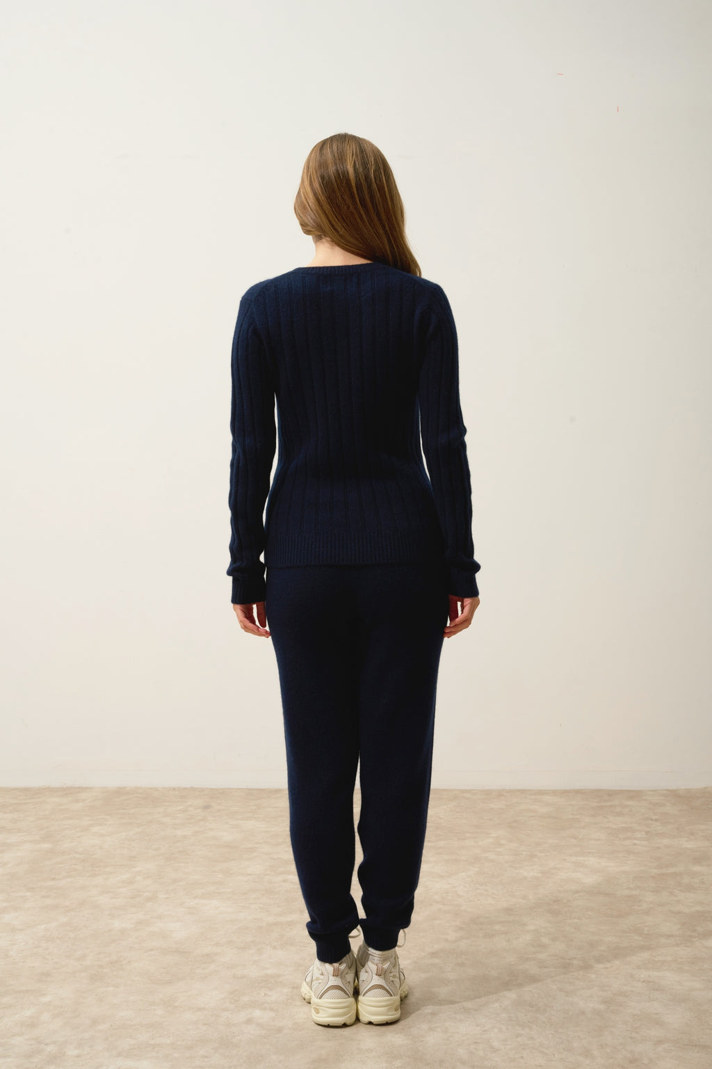SORREL pull col rond 6 fils navy