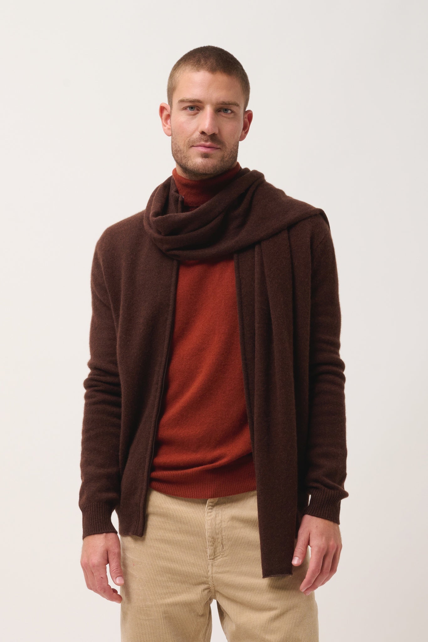 SPENCER coffee scarf