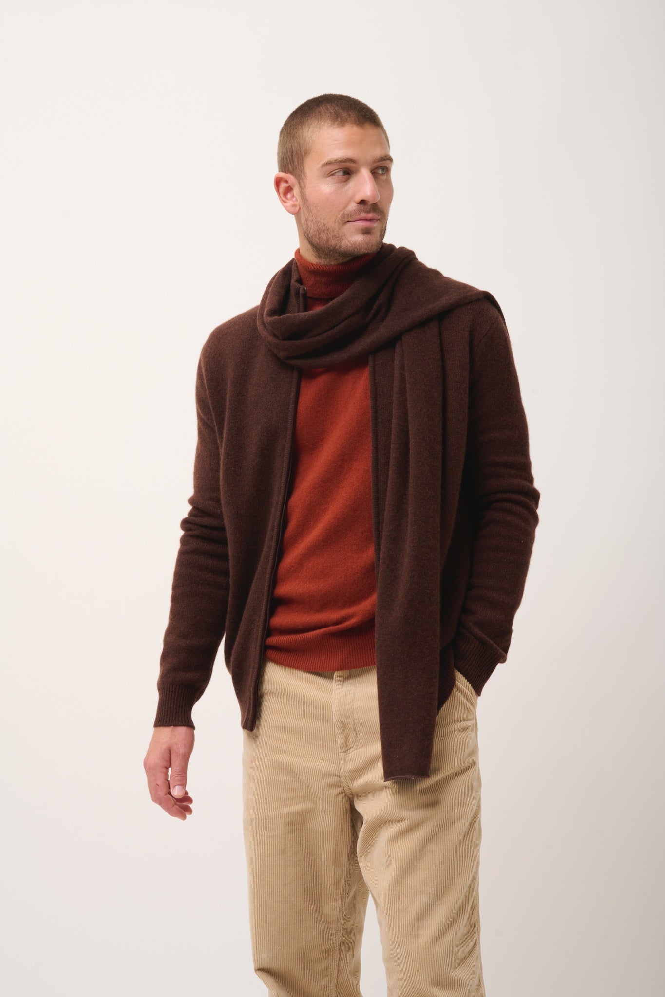 SPENCER coffee scarf