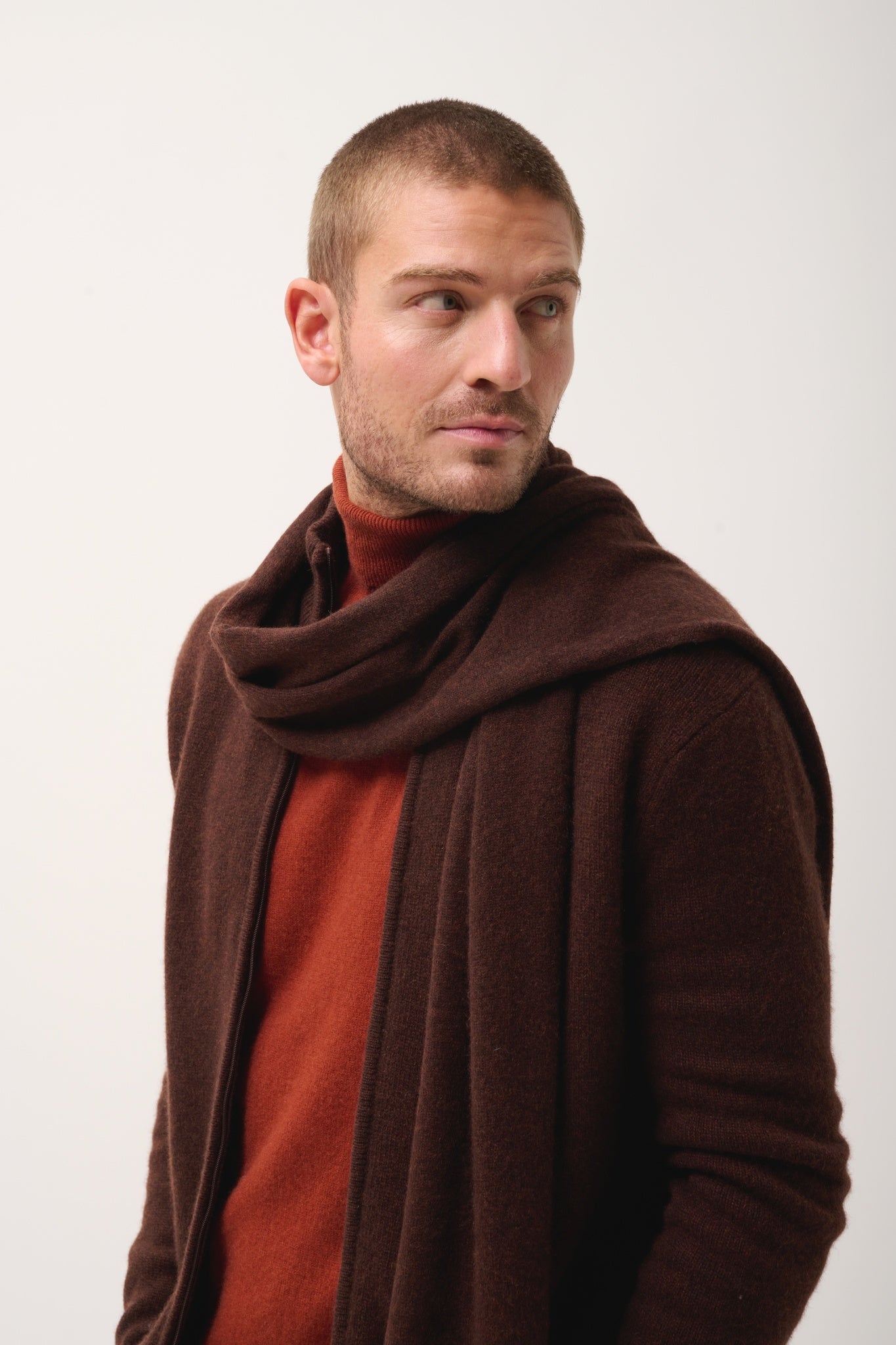SPENCER coffee scarf