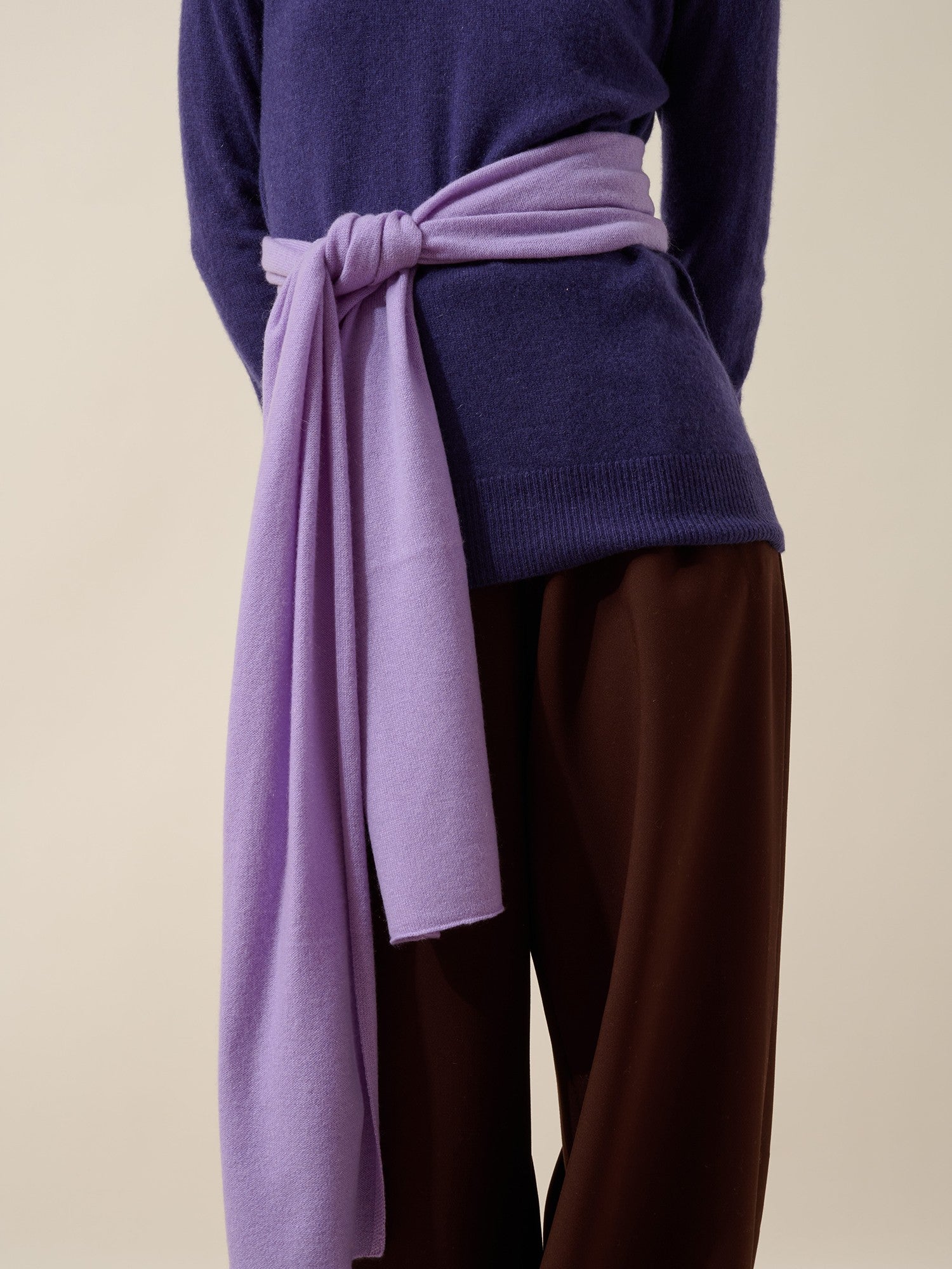 spencer écharpe lavande