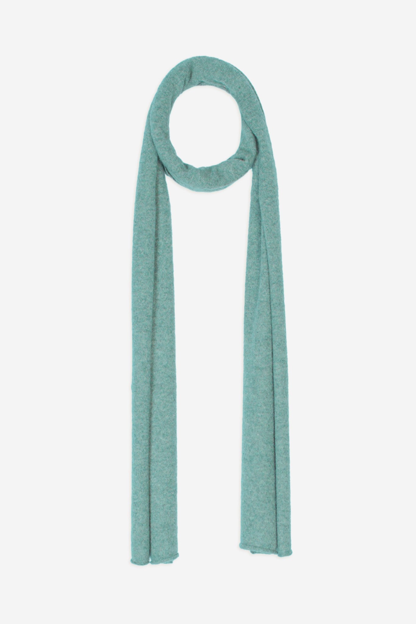 spencer écharpe vert chiné