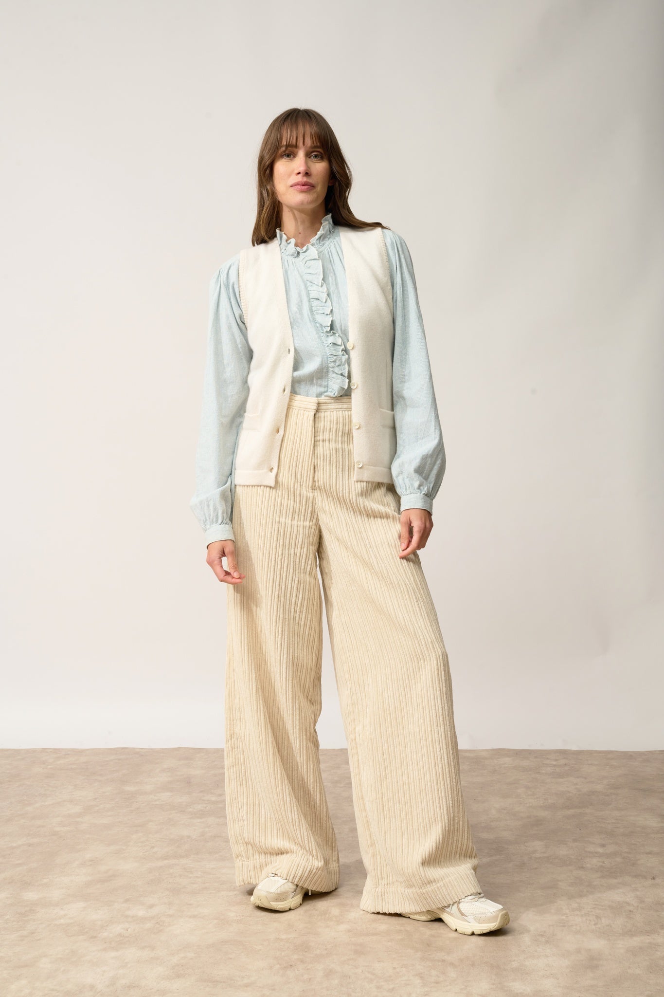 STEFAN cardigan col v neige