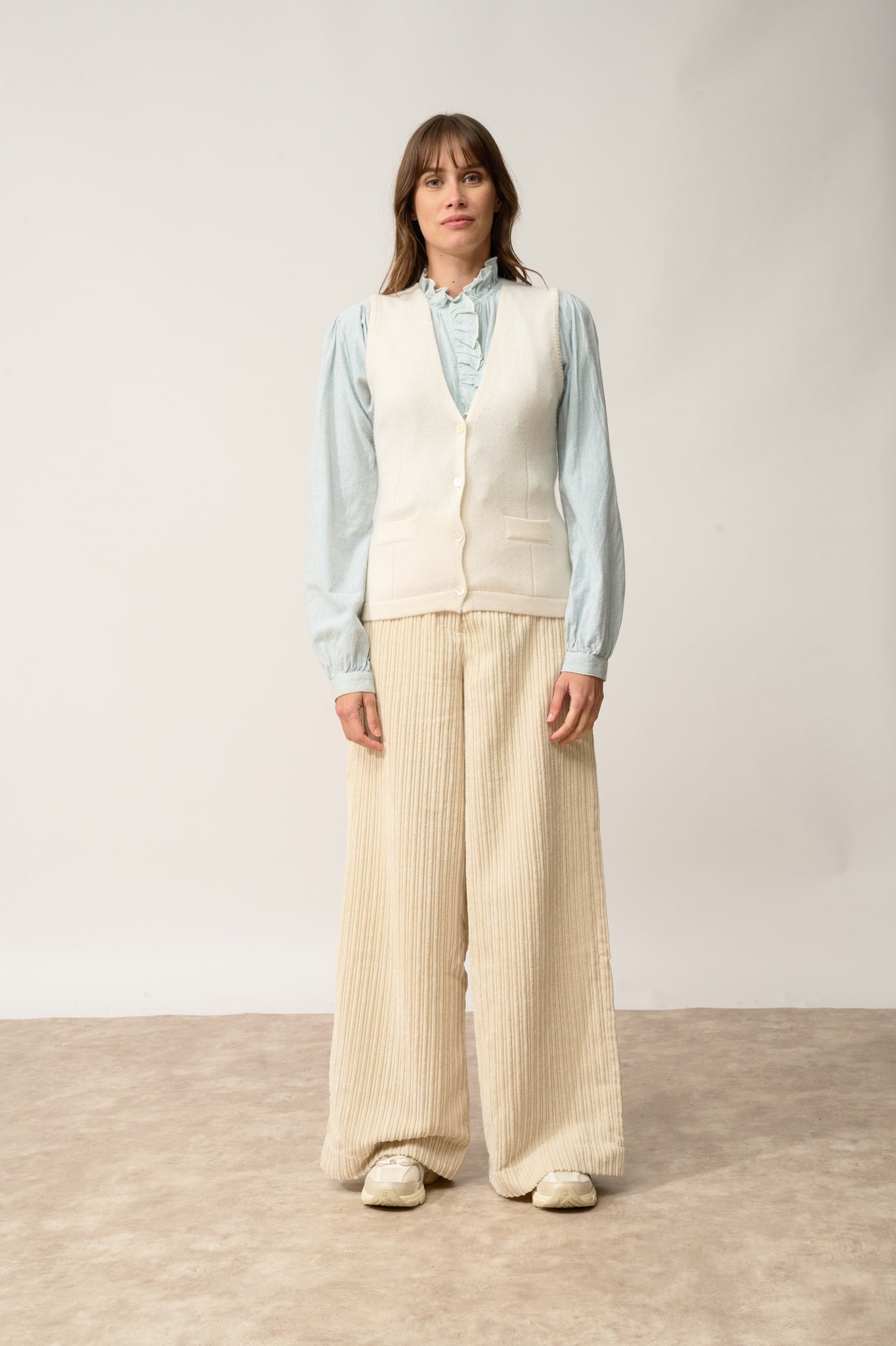 STEFAN cardigan col v neige