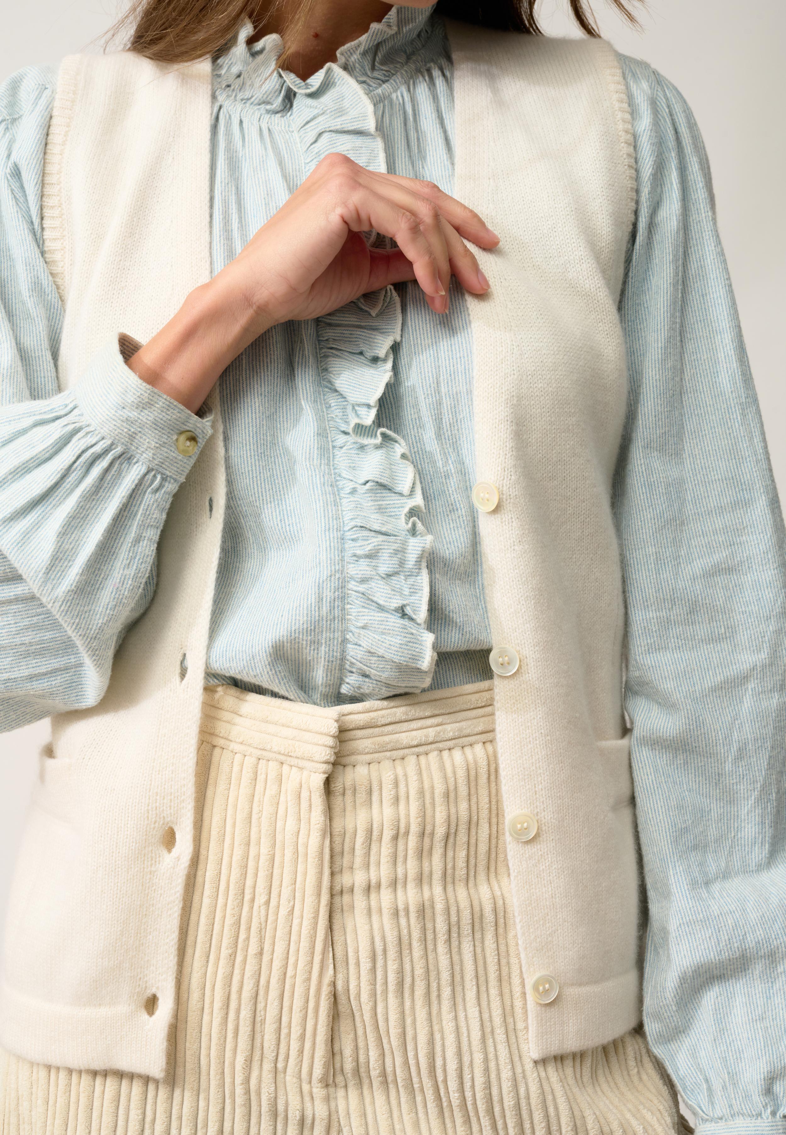STEFAN cardigan col v neige
