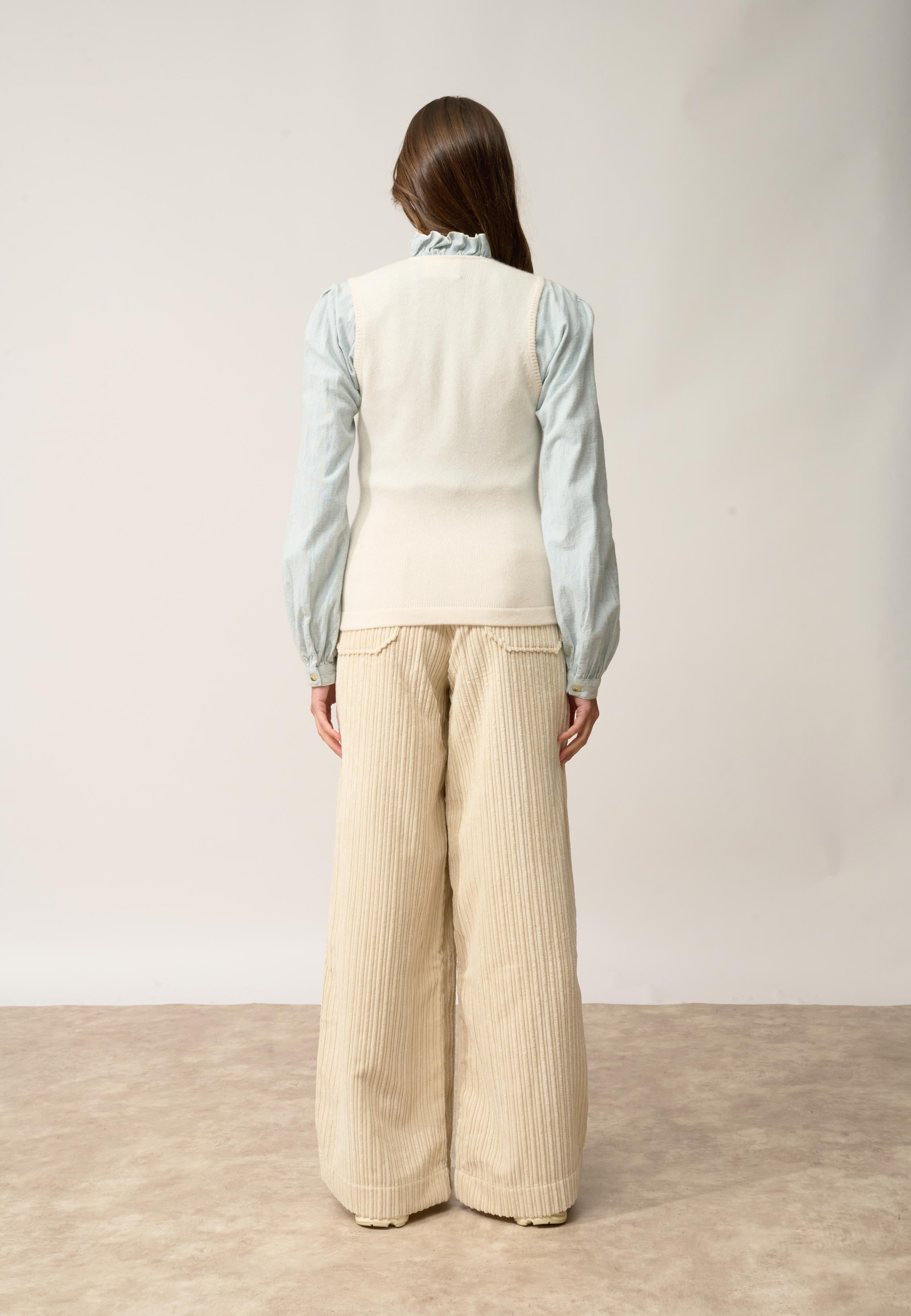STEFAN cardigan col v neige