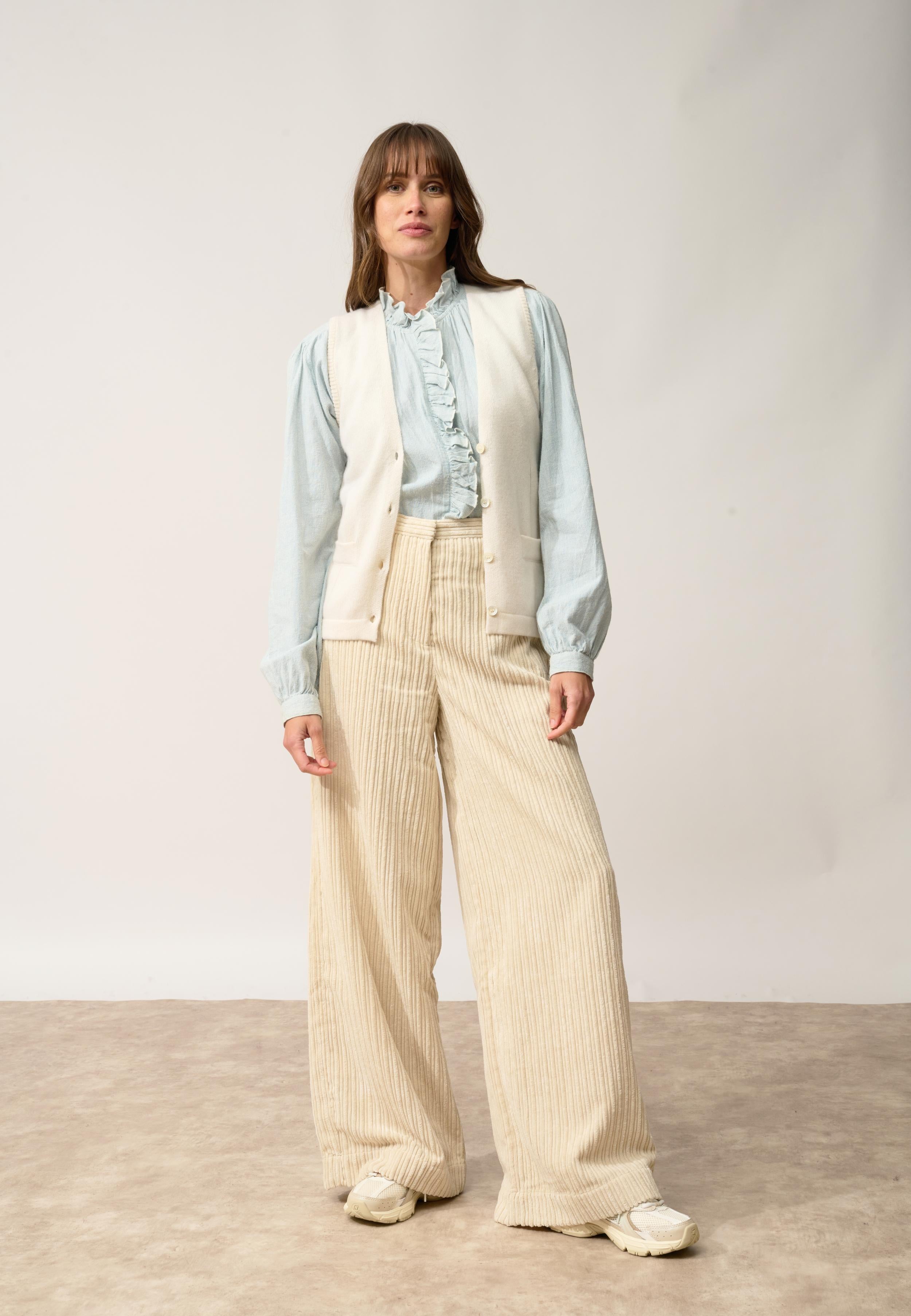 STEFAN cardigan col v neige