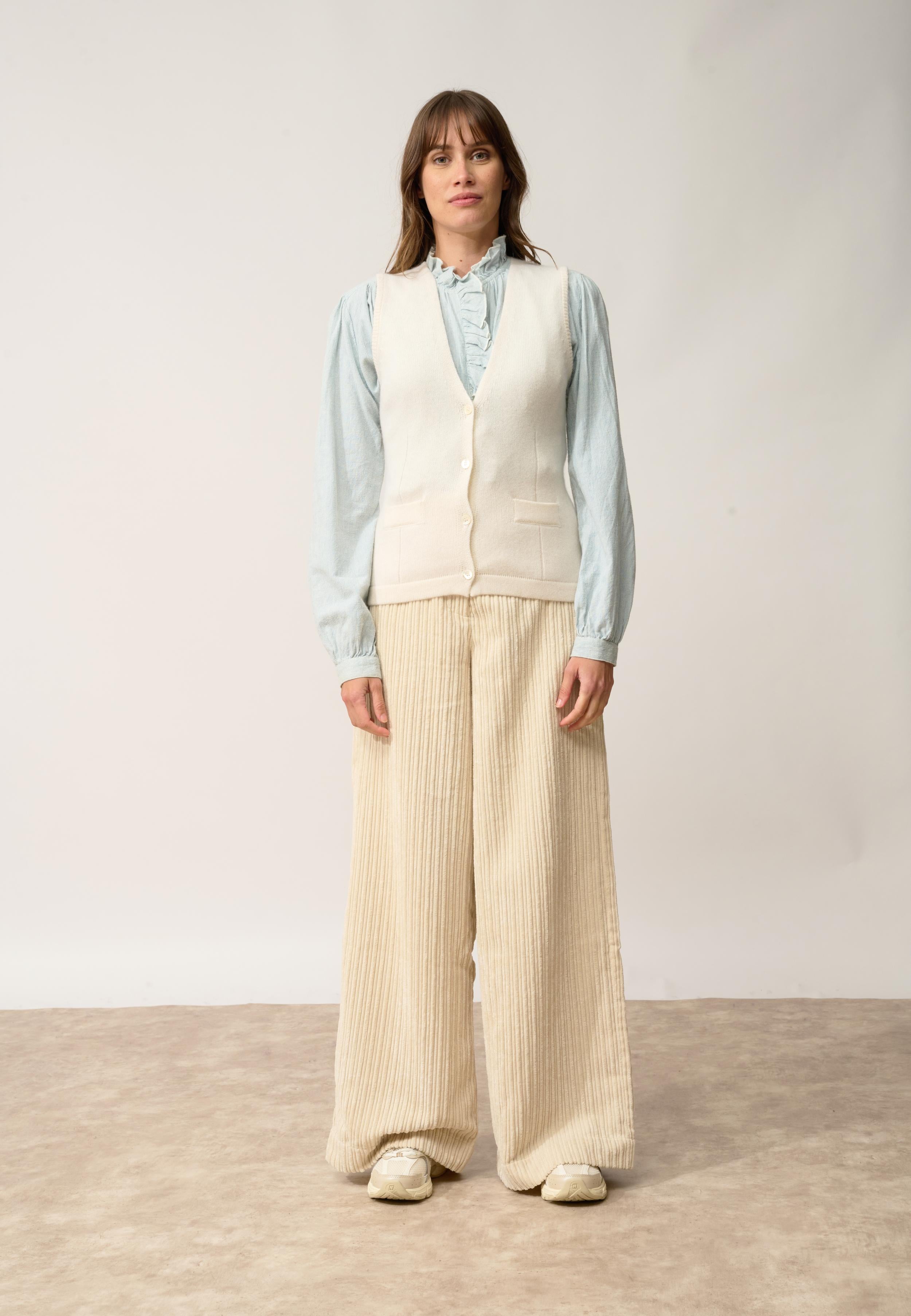 STEFAN cardigan col v neige