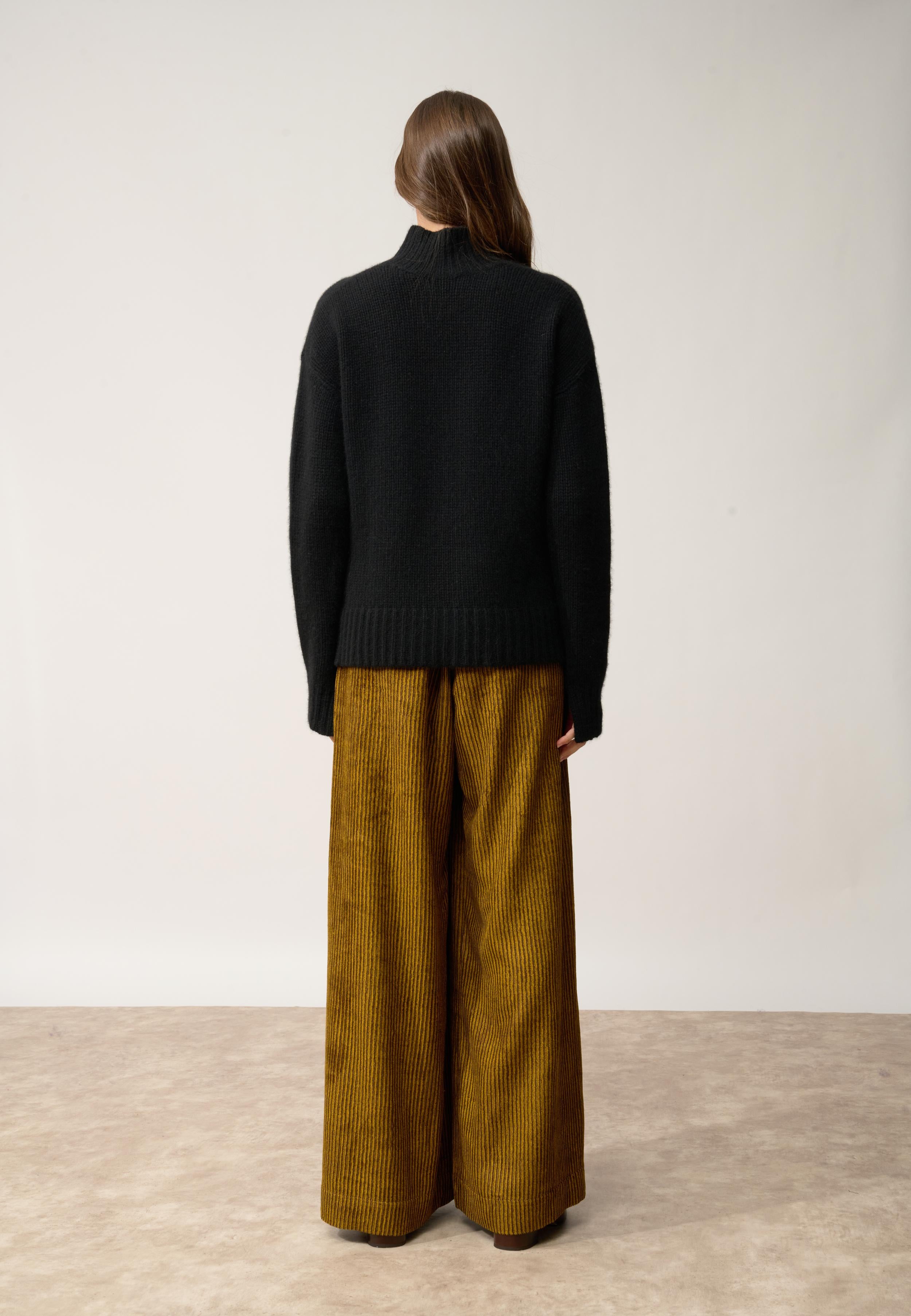 SULLANA pull col montant noir