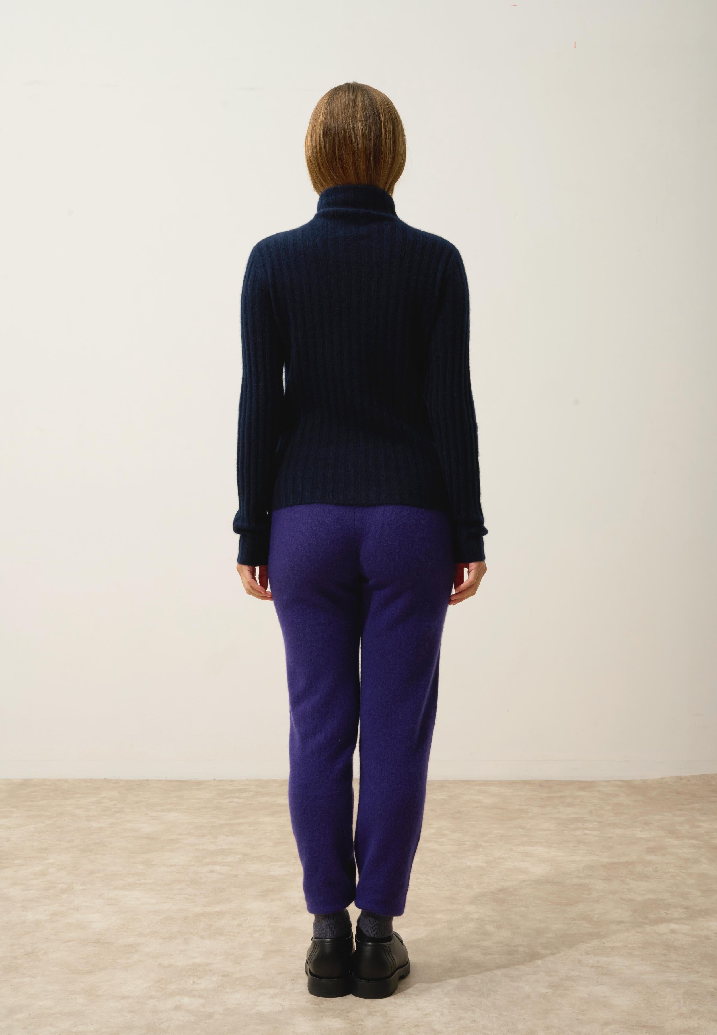 SUNNEVA pull col montant navy