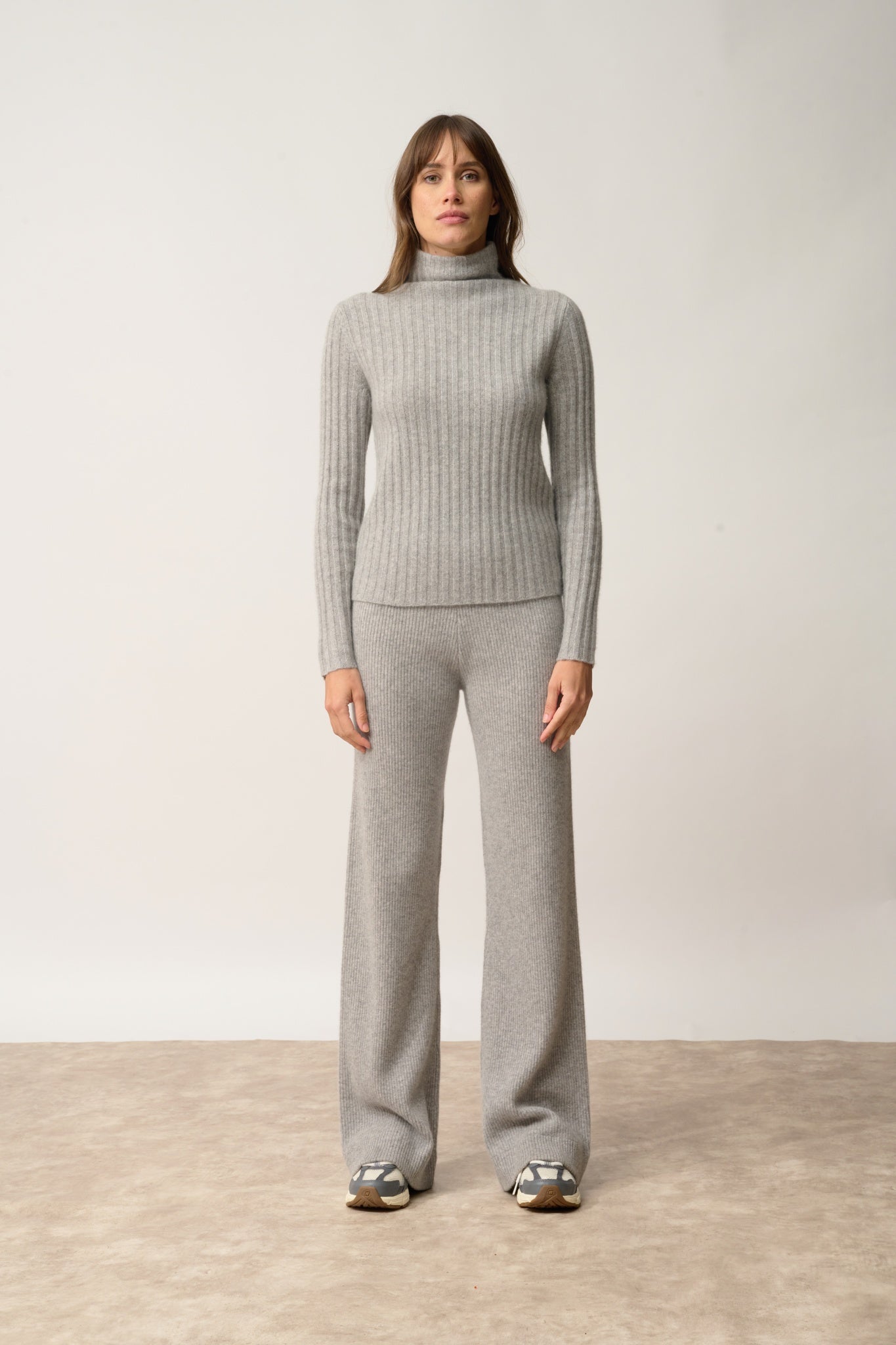 SUNNEVA pull col montant nuage chiné