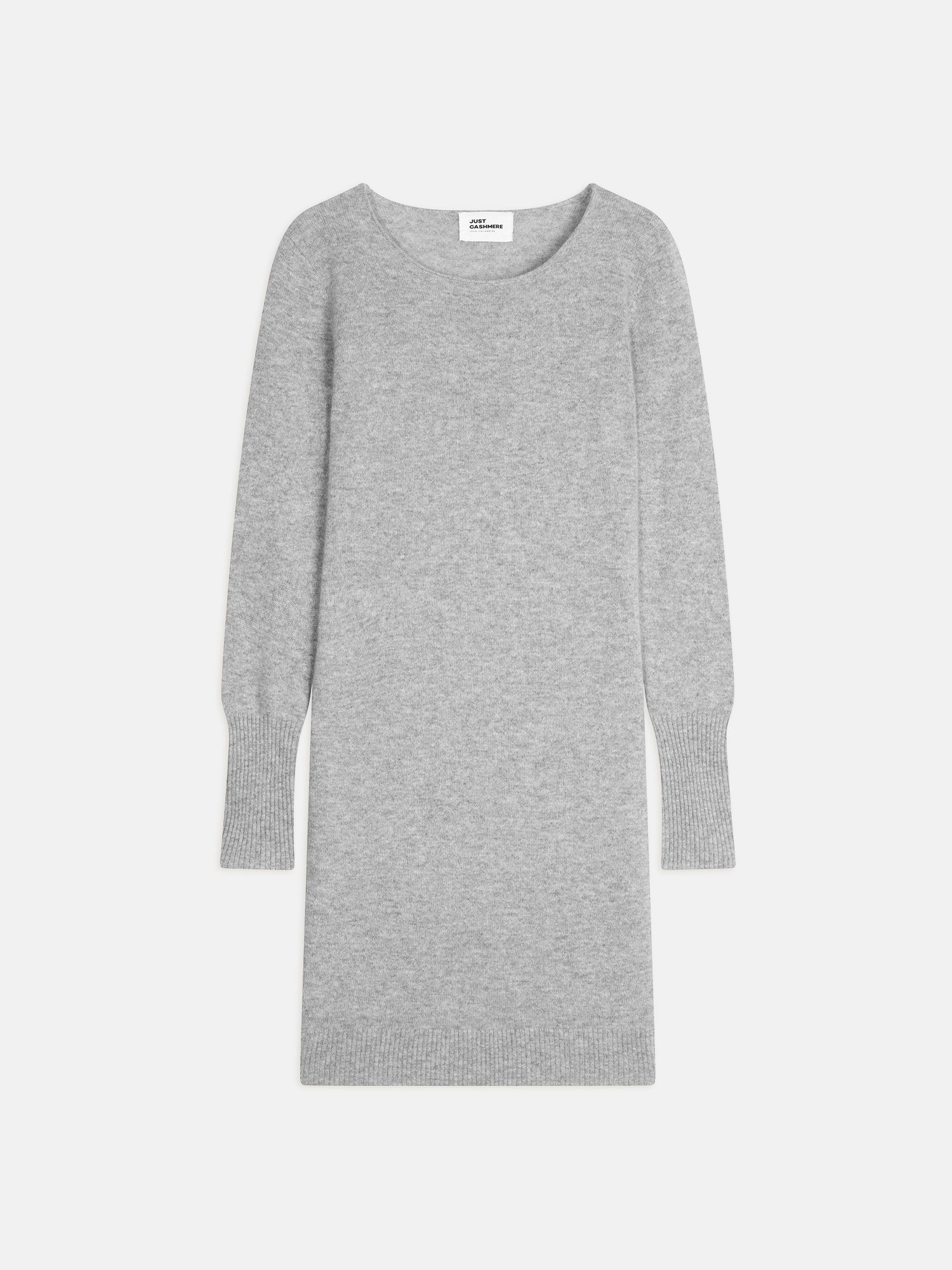 SUSAN nuage chiné round-neck dress