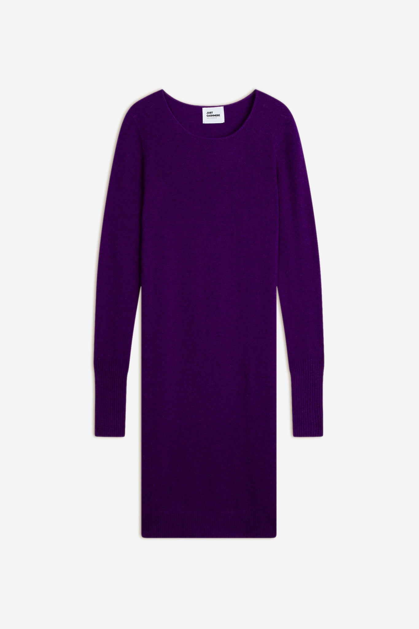 susan robe col rond violette