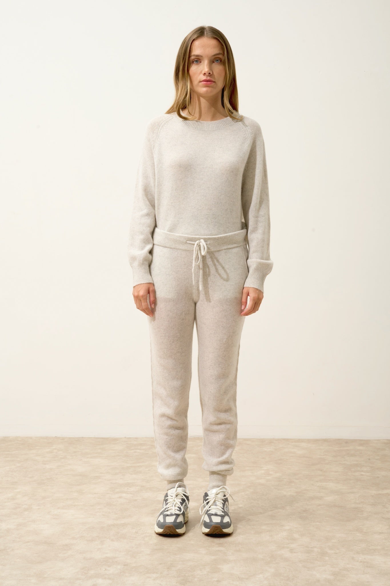 TALIA jogging gris perle chiné