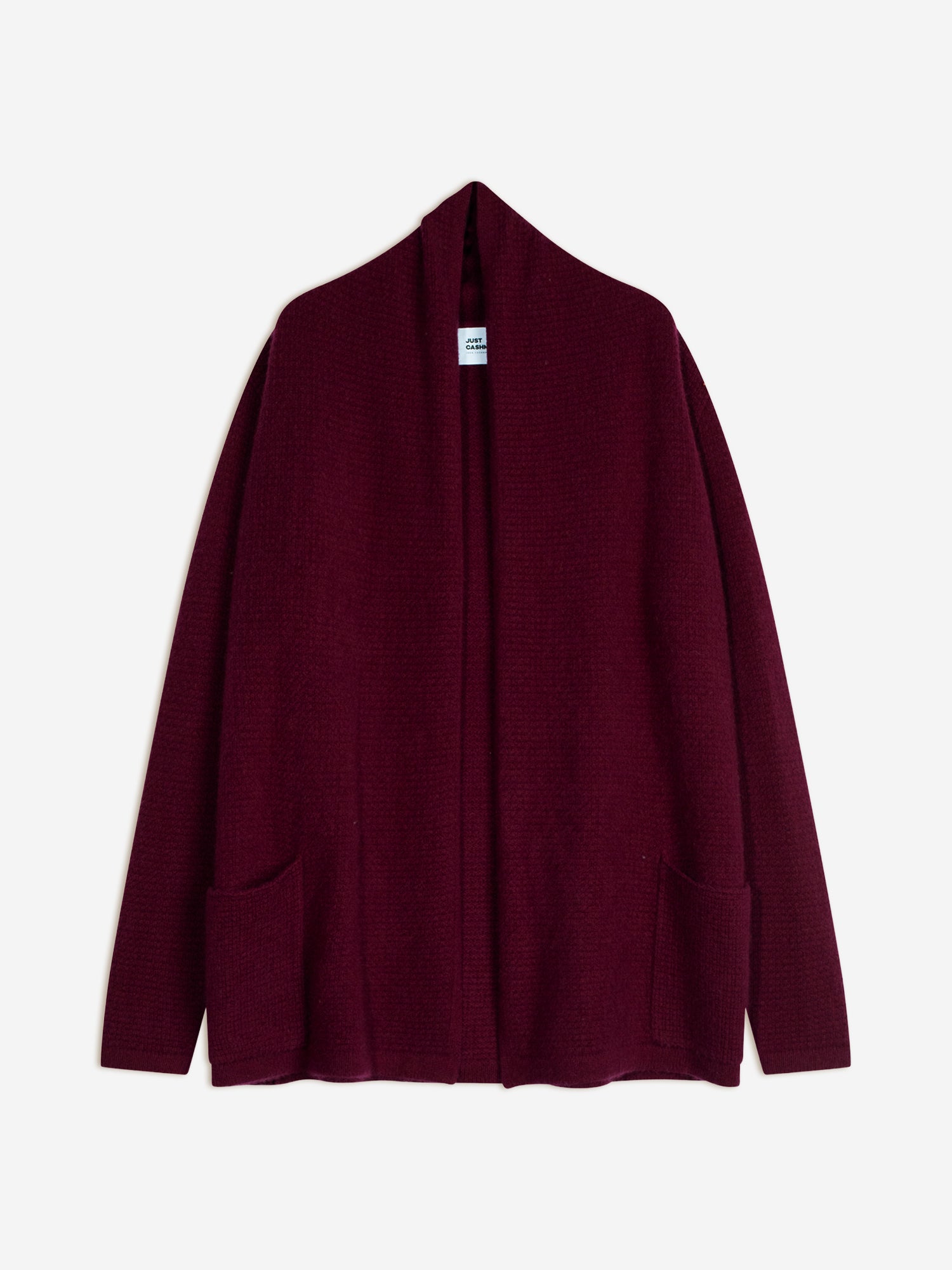 TARAPOTO veste col châle bordeaux