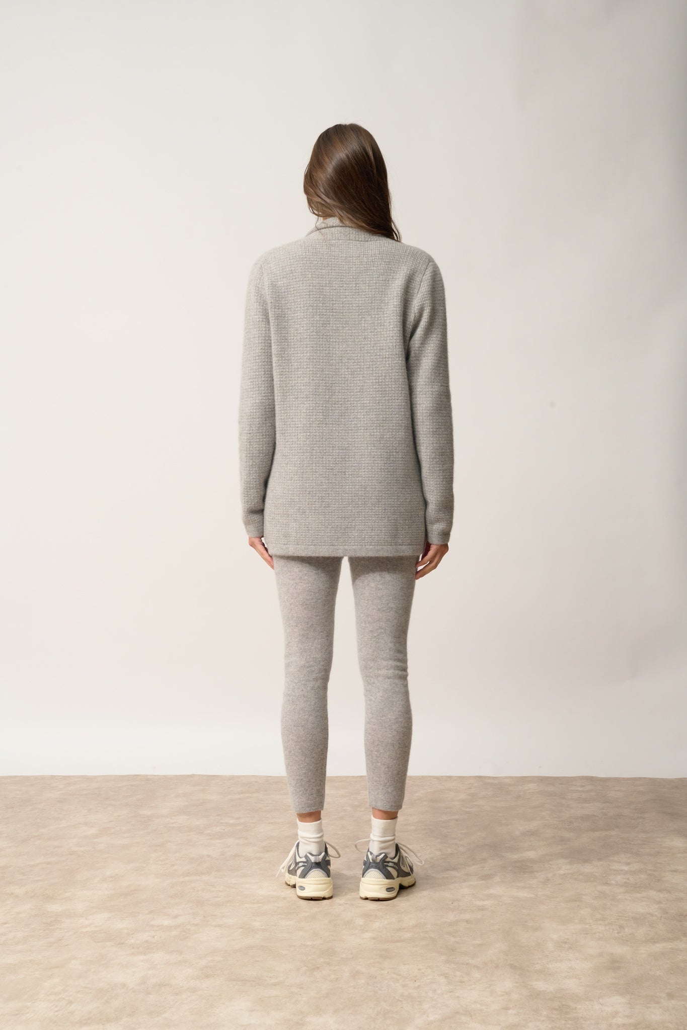 TARAPOTO veste col châle nuage chiné