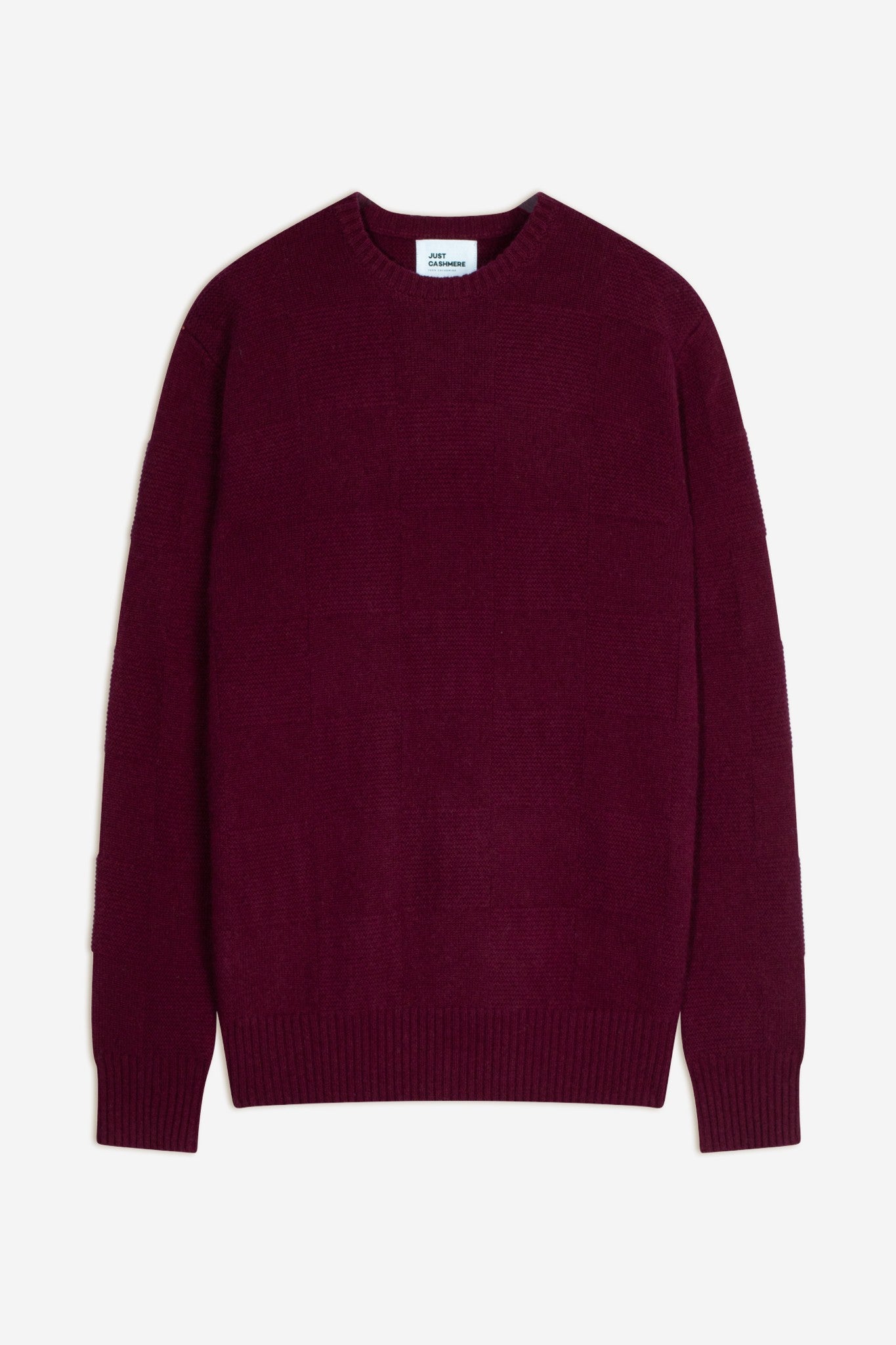 thalen pull col rond 4 fils bordeaux