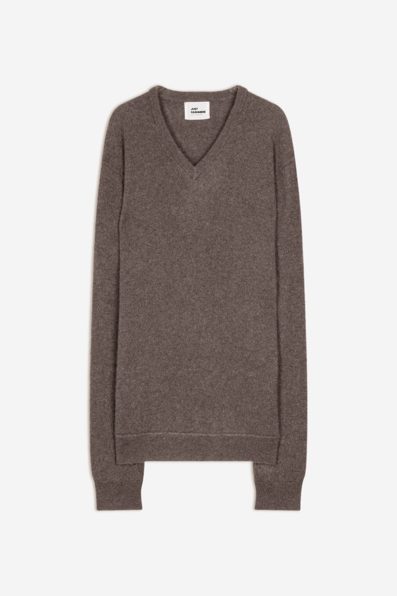 turtleneck sweater in taupe heather