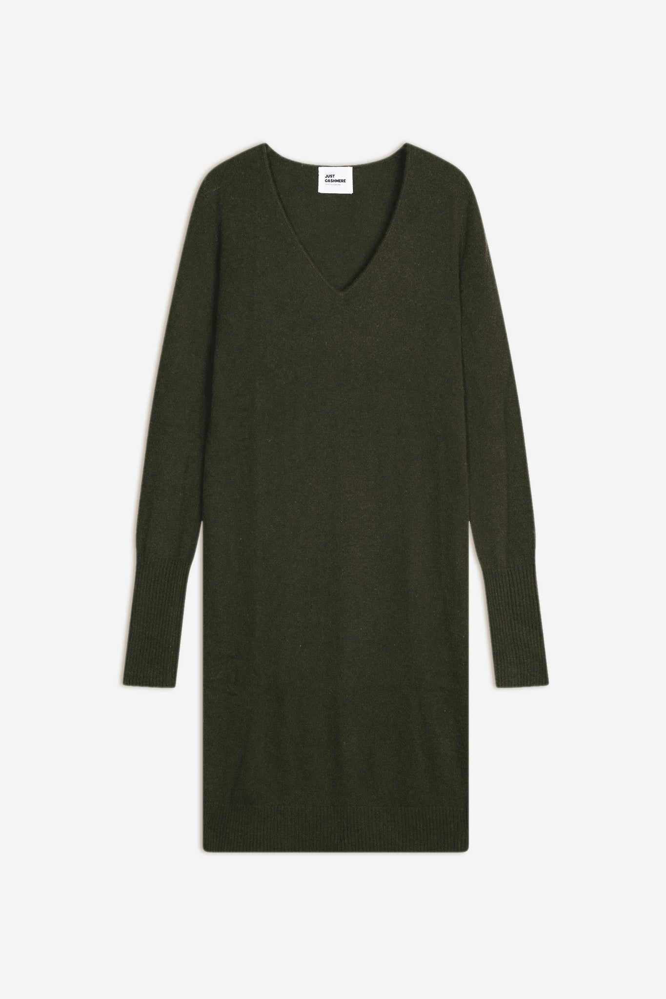 tracy robe col v kaki