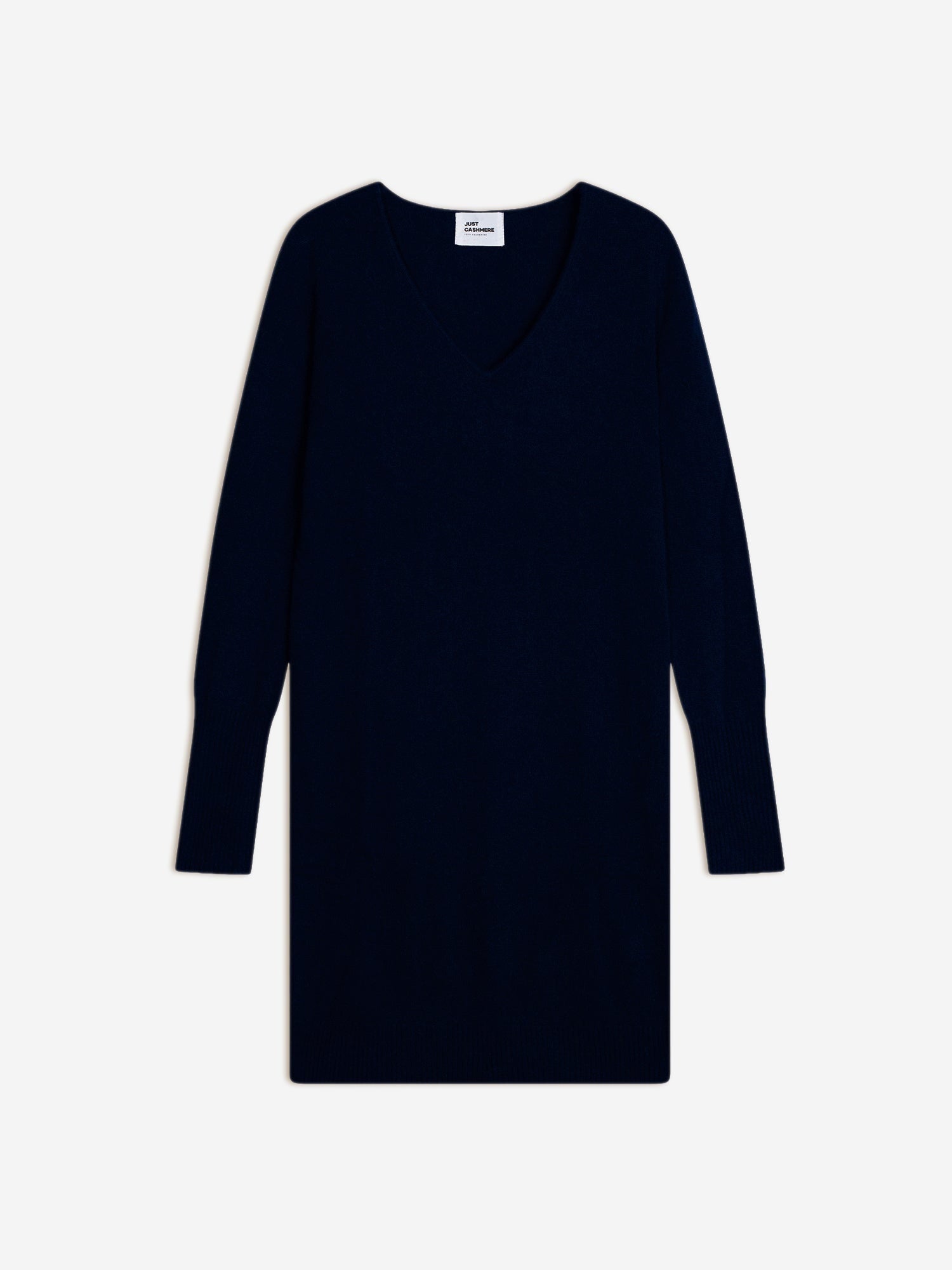 TRACY robe col v navy