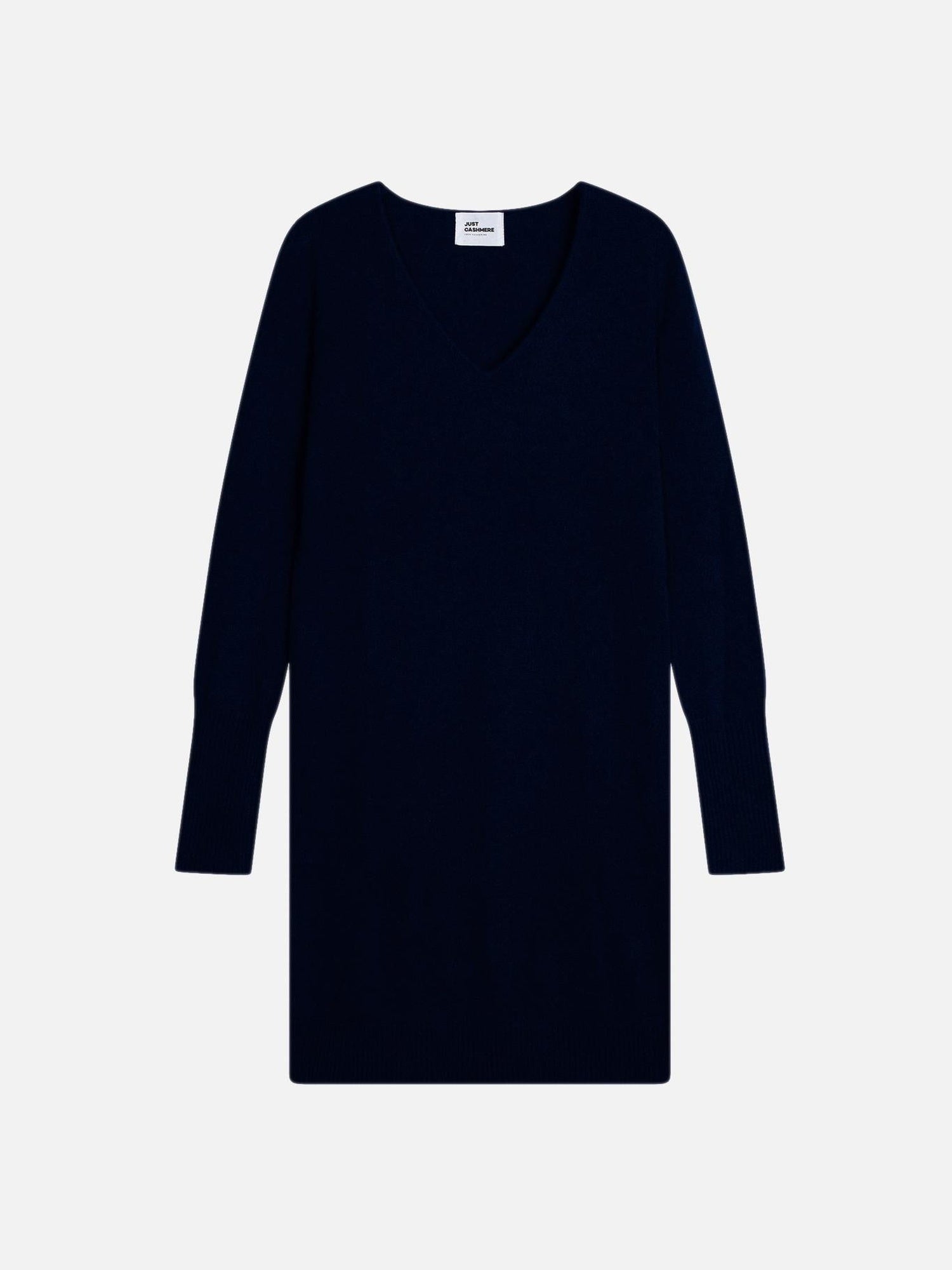 TRACY robe col v navy