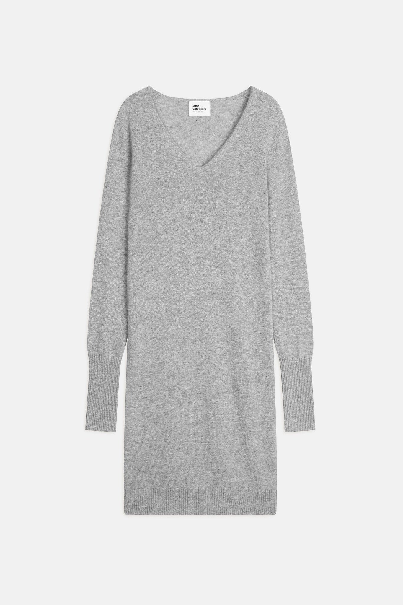 TRACY robe col v nuage chiné