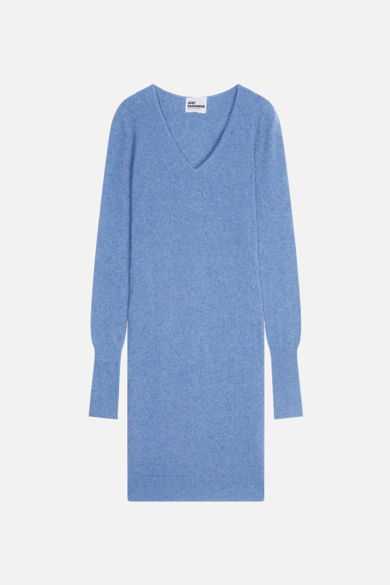 TRACY robe col v sky