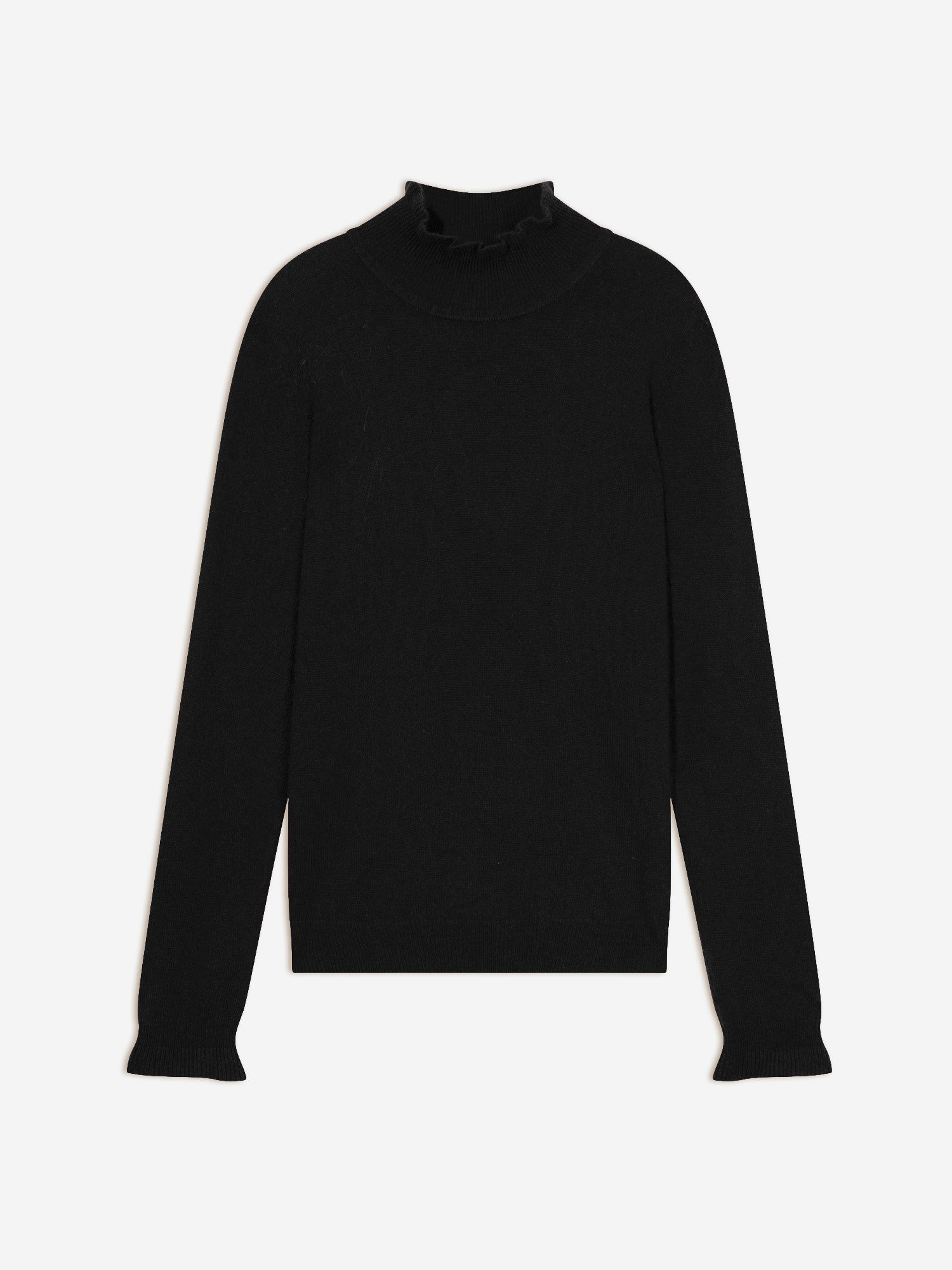 TRILA pull col montant noir