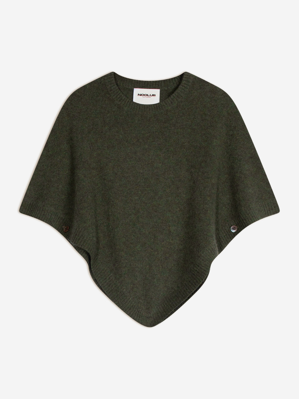 ULAANGOM poncho kaki chiné