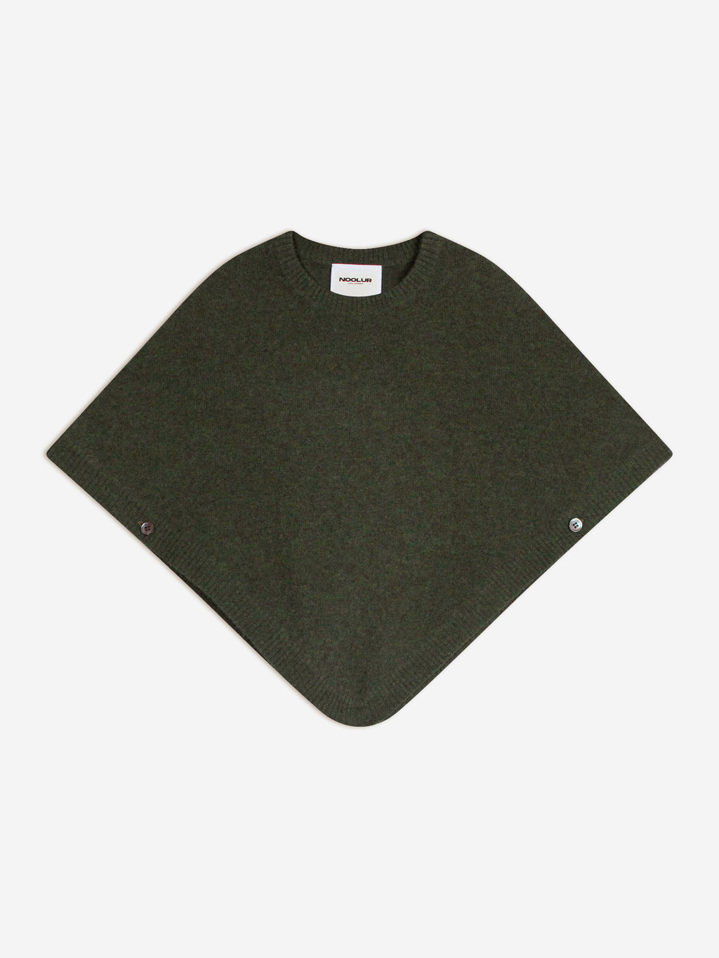 ULAANGOM poncho kaki chiné