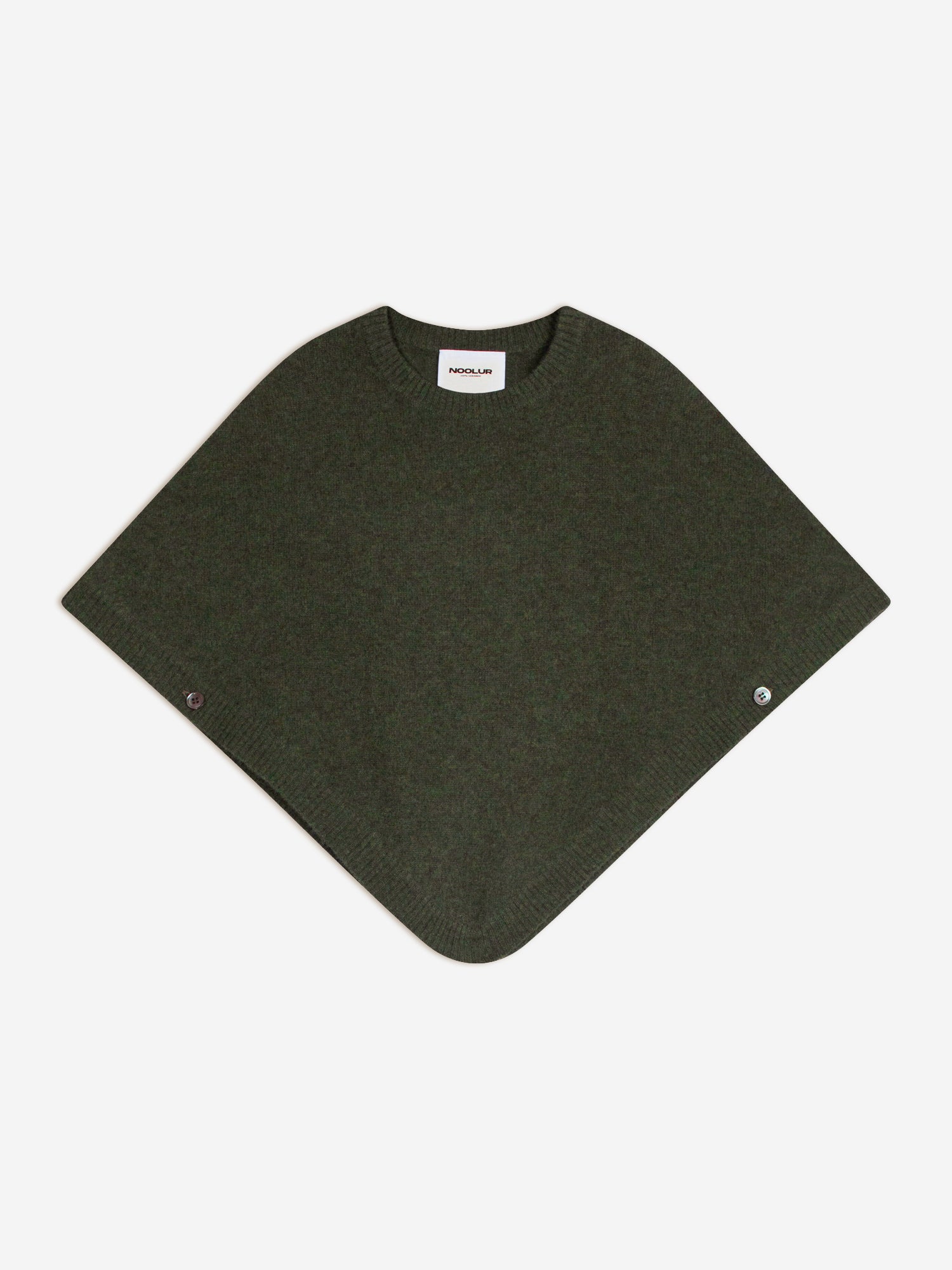 ULAANGOM poncho kaki chiné