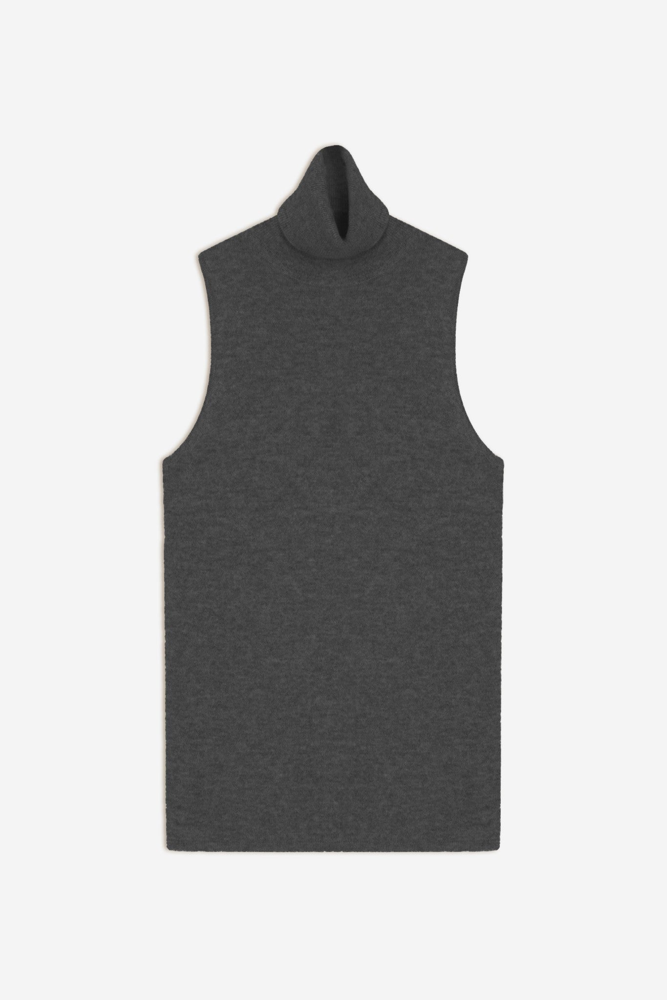 violet pull col roulé anthracite chiné