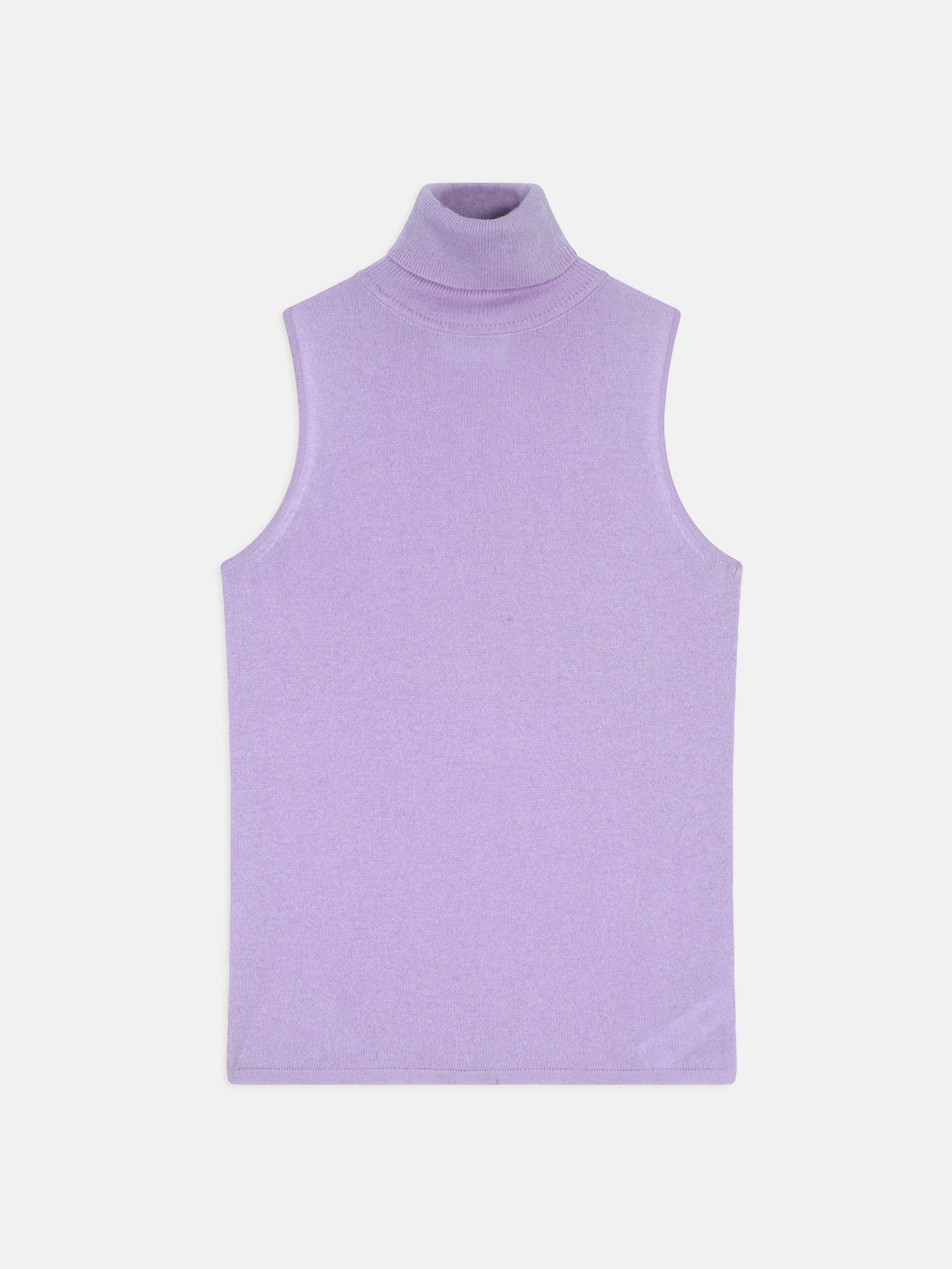 VIOLET pull col roulé mauve
