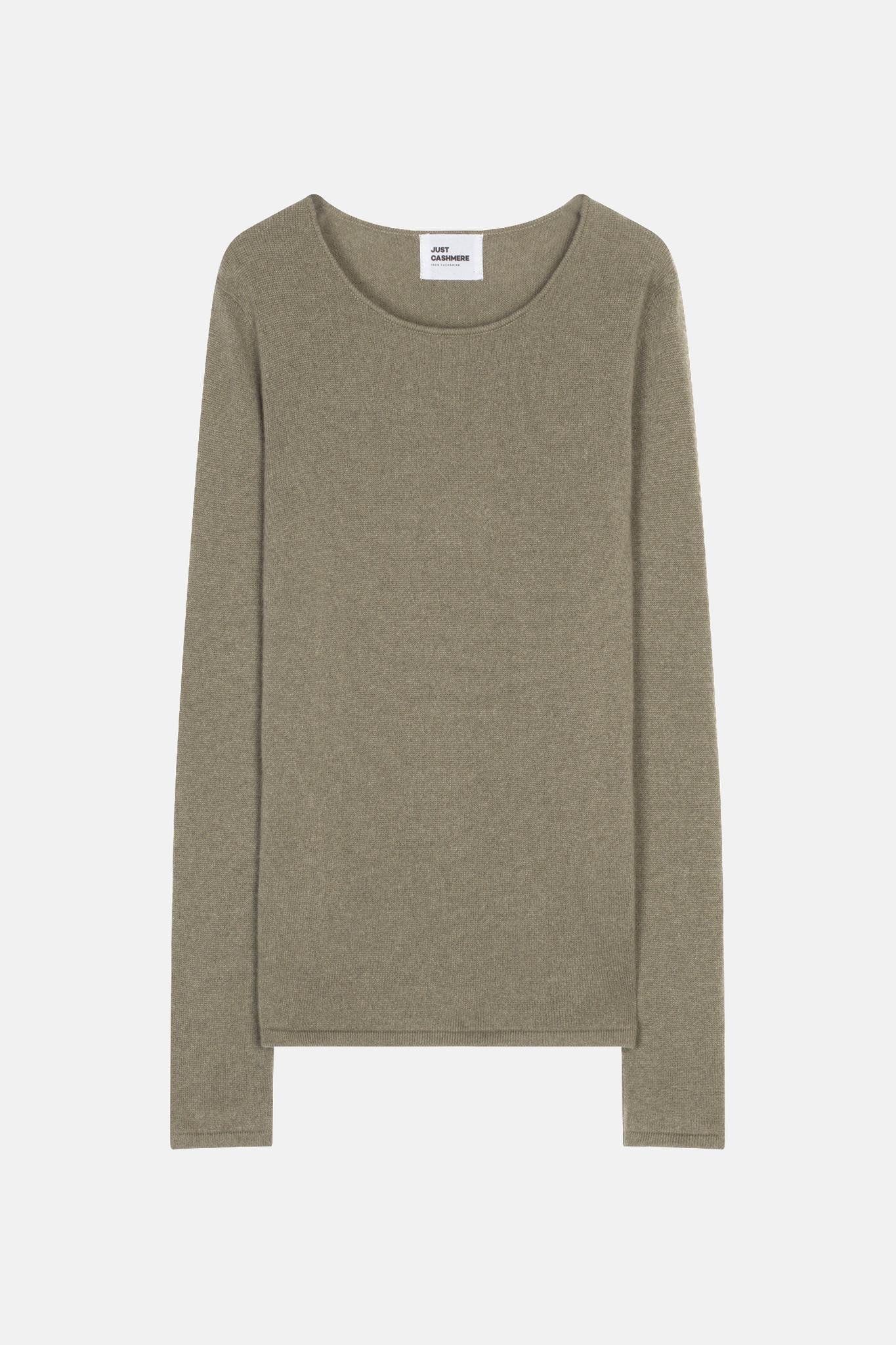 VIVIAN round-neck army sweater
