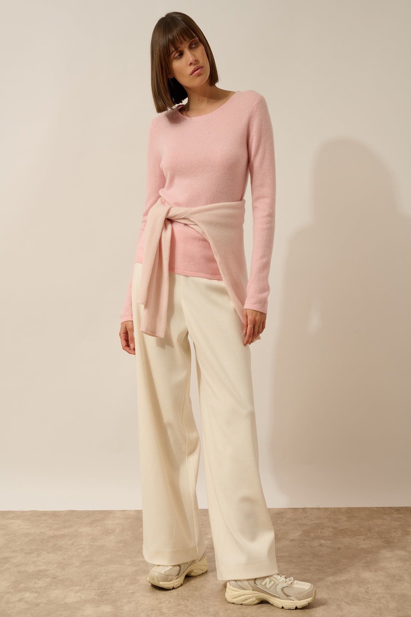 VIVIAN round neck ballerina sweater