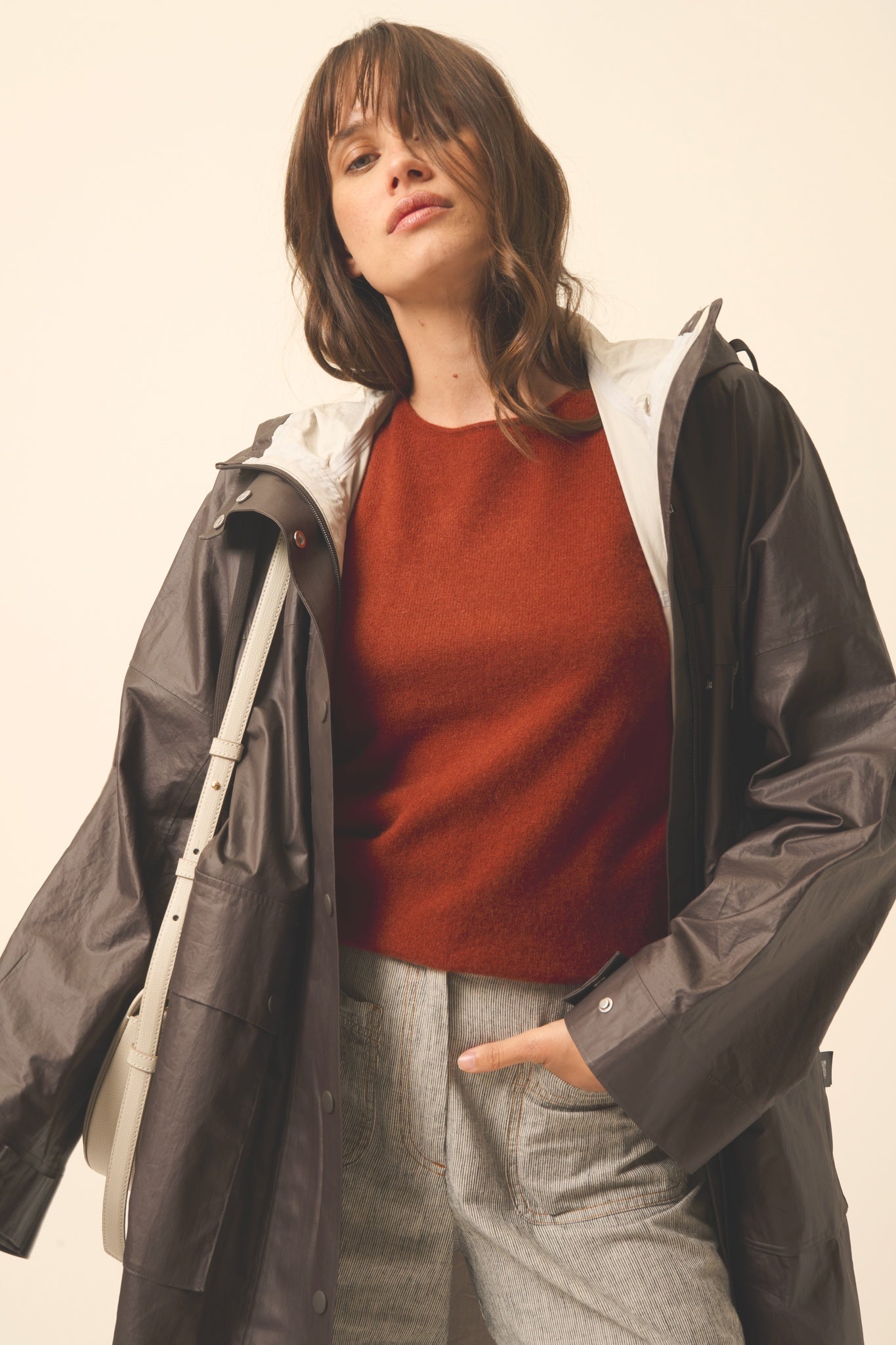 VIVIAN pull col rond écureuil