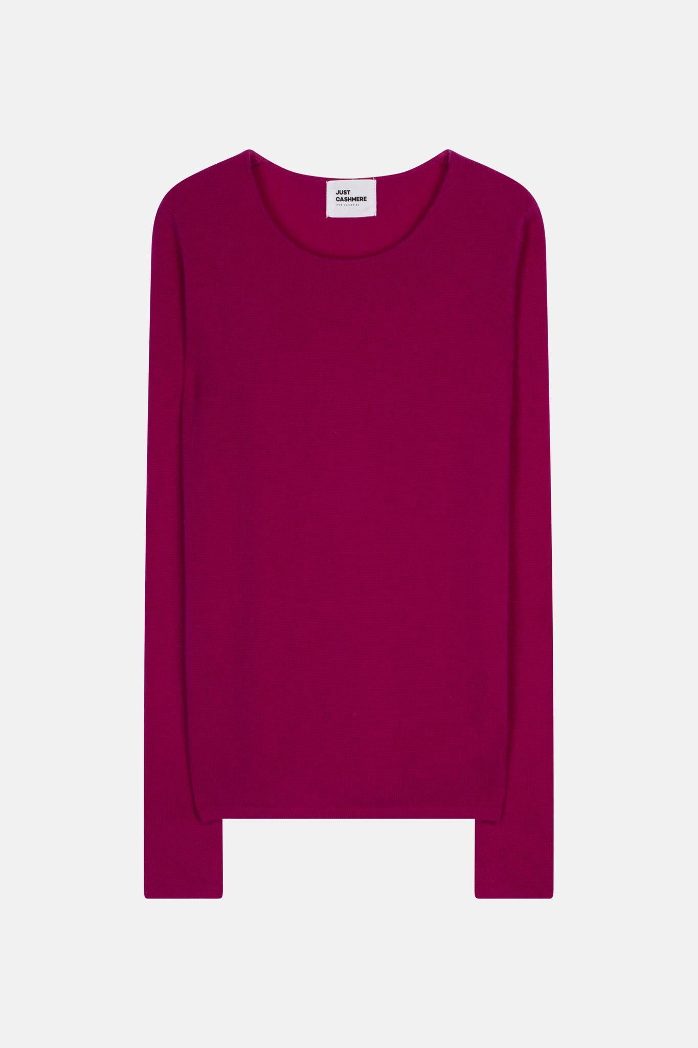 VIVIAN pull col rond violine