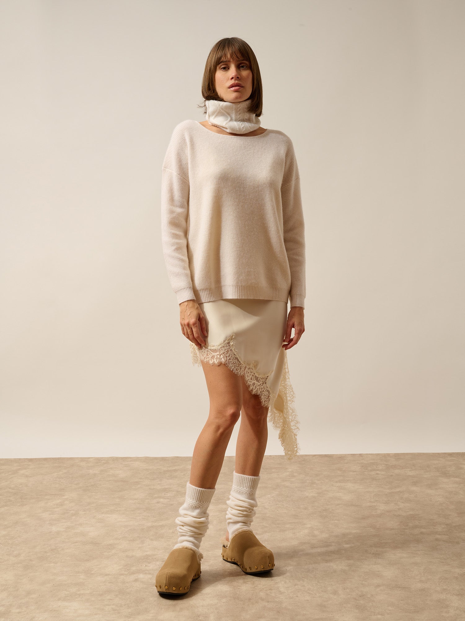 VIVI tour de cou 6 fils neige