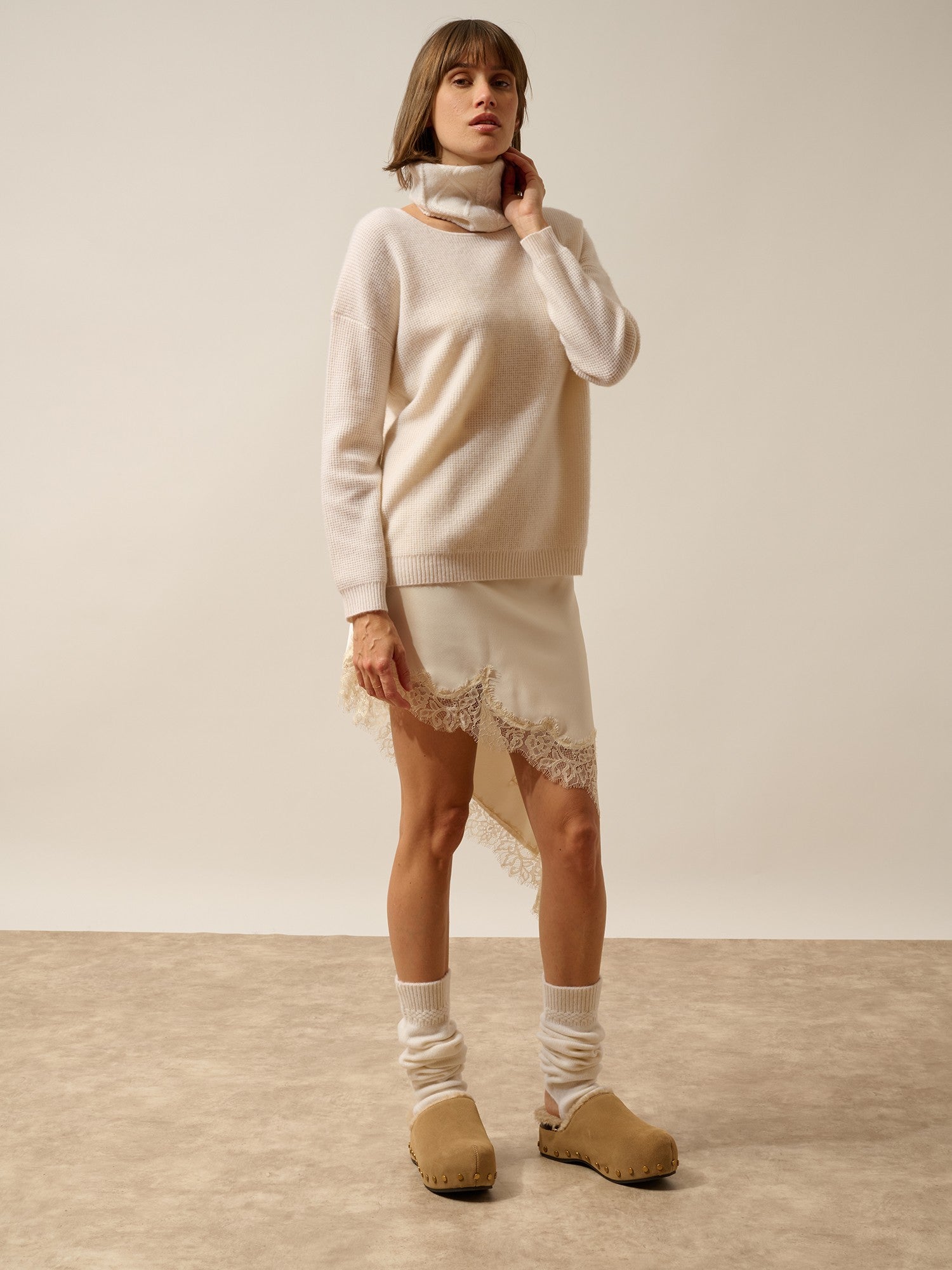 vivi tour de cou 6 fils neige