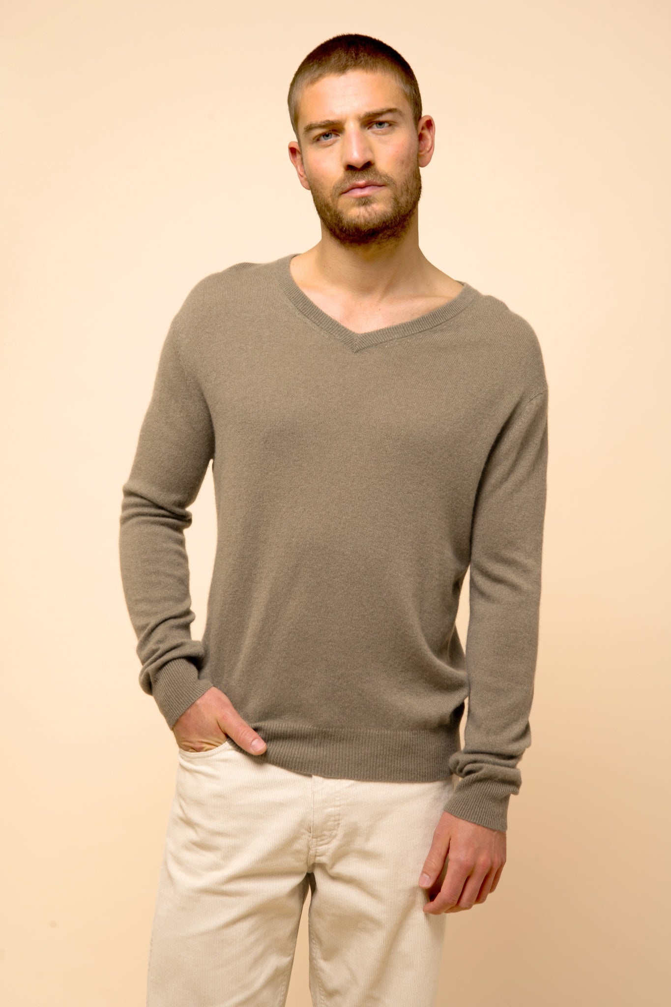 WALT army v-neck sweater