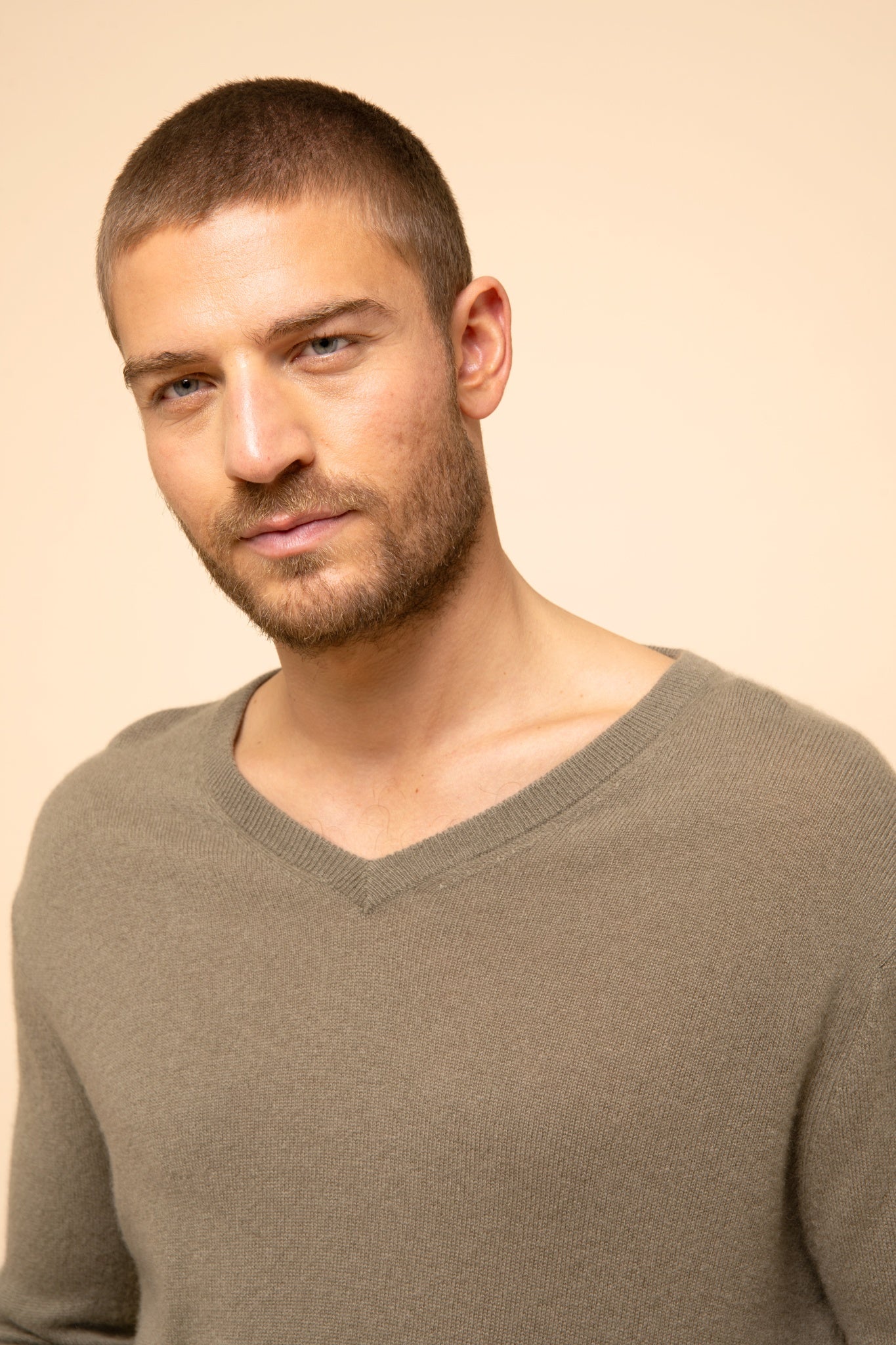 WALT army v-neck sweater