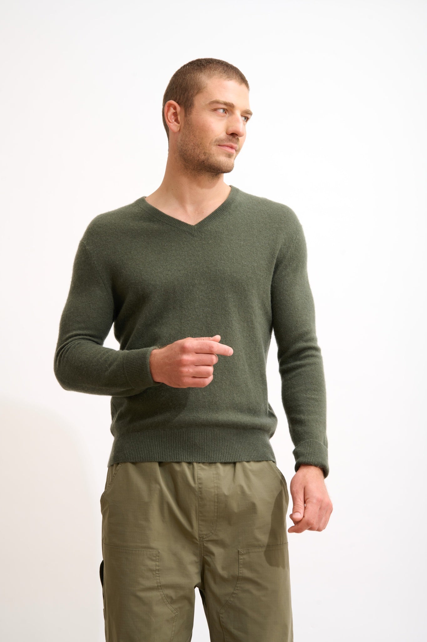 WALT pull col v kaki